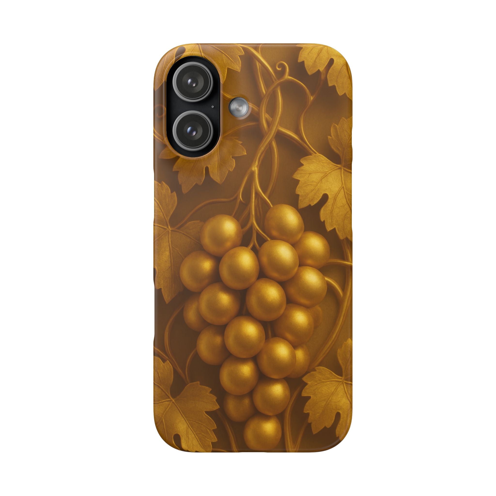 Golden Grapes Phone Case for iPhone 8–17