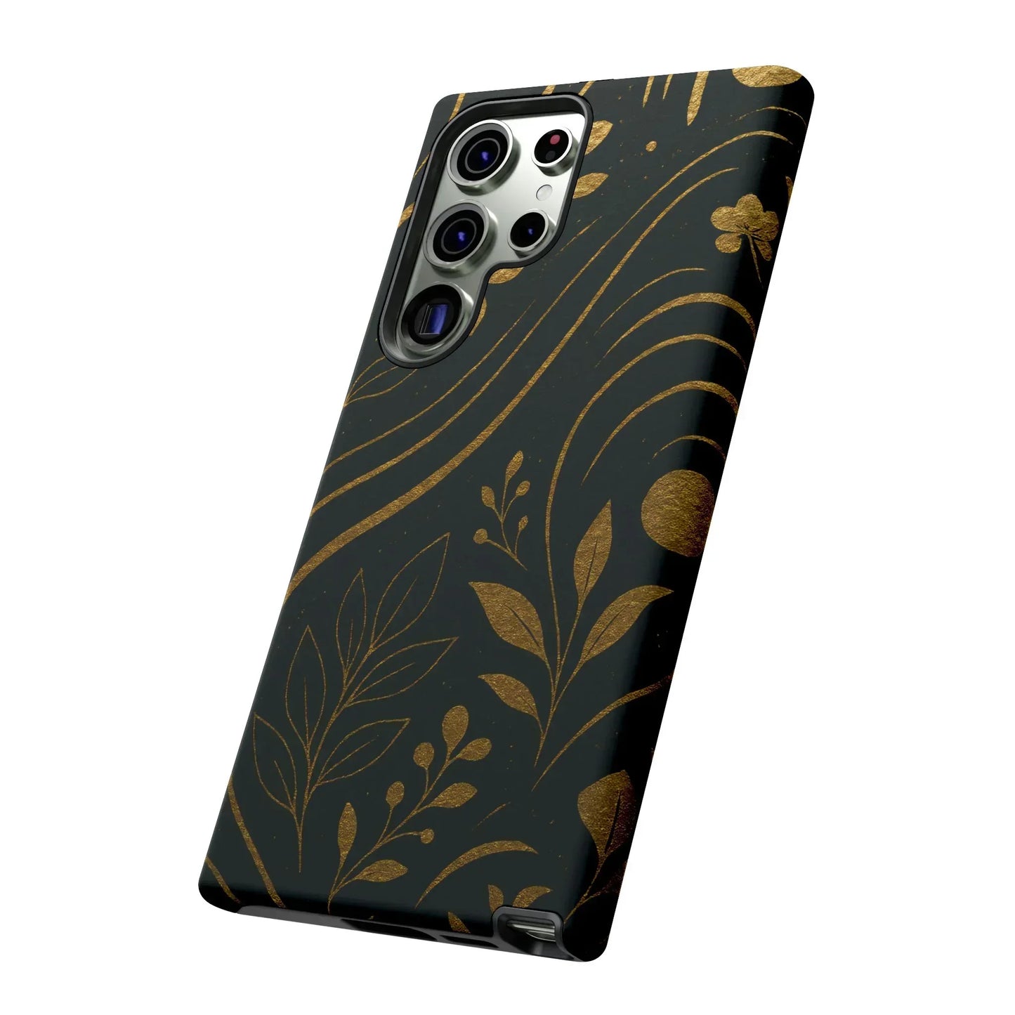 Foil Frenzy Abstract Gold Pattern Phone Case for Samsung Galaxy and Google Pixel - KarArmDesign