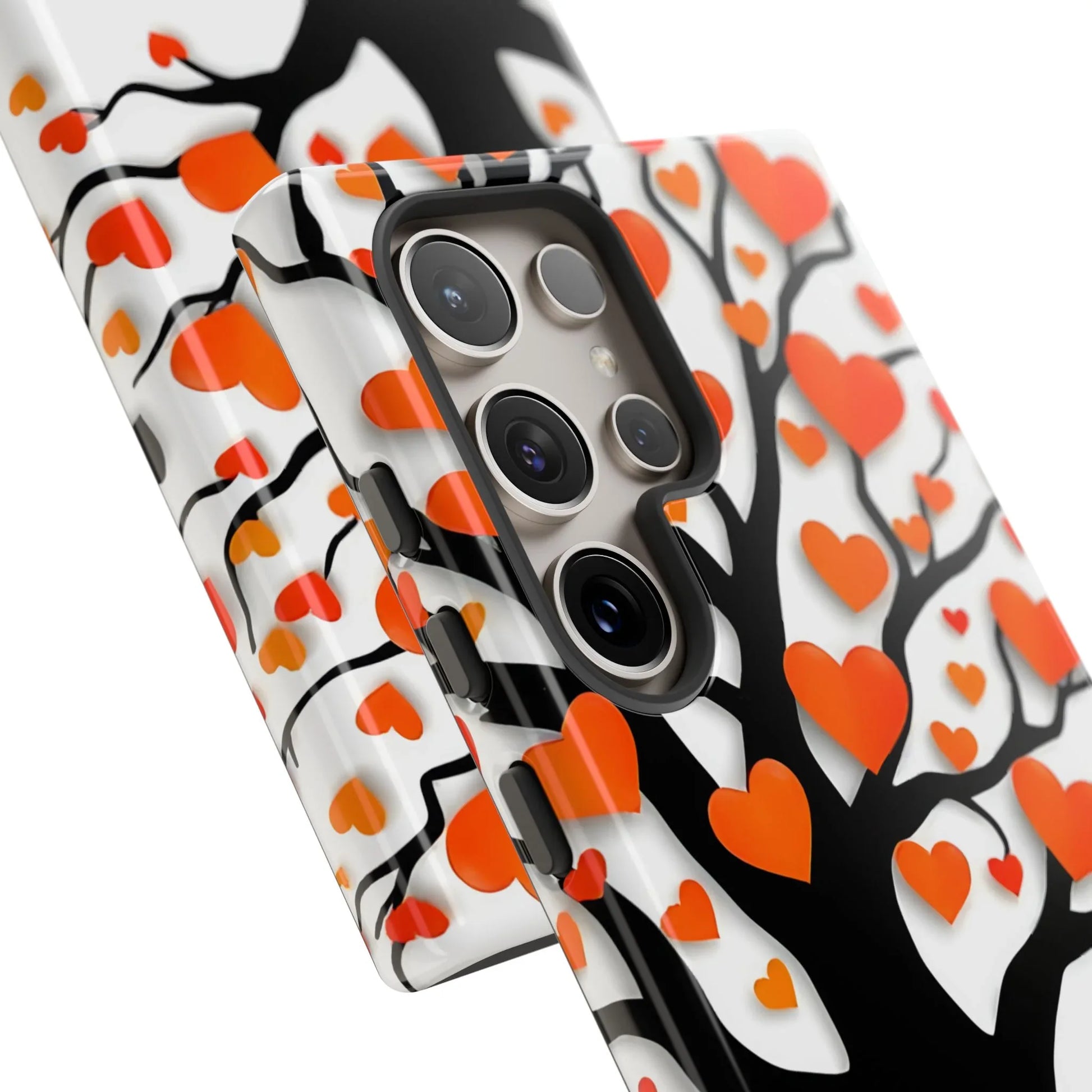 Heart Design Phone Case for iPhone 11–17 and Galaxy S20–S25 - KARARMDESIGN