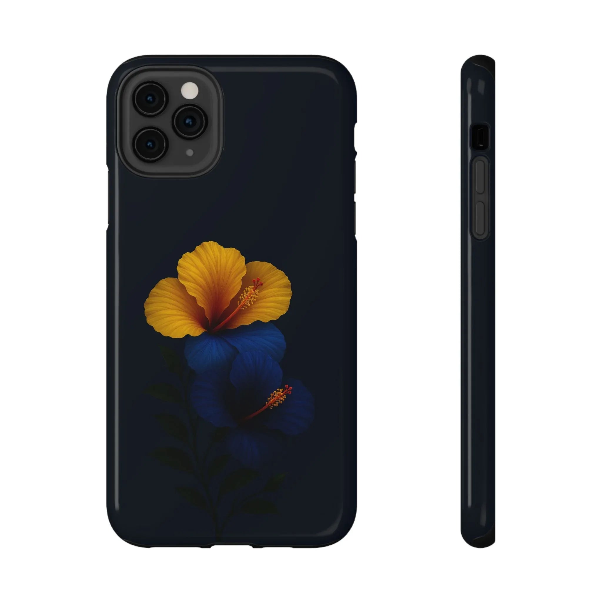 Elegant Hibiscus Phone Case for iPhone 11-17 and Galaxy S21-S22 - KARARMDESIGN