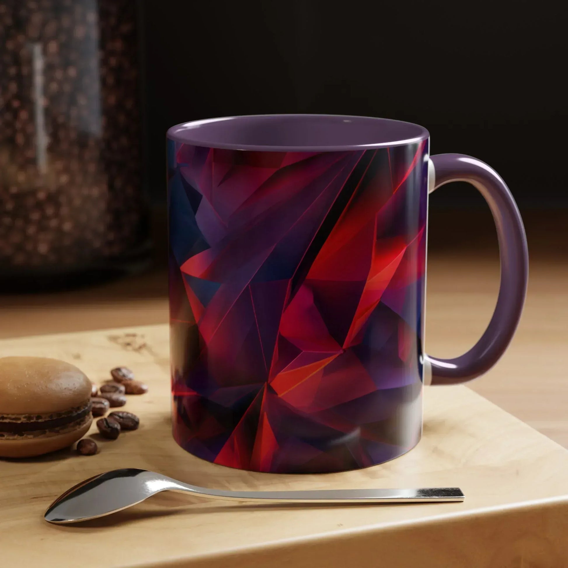 Crystalline Ember Ceramic Mug - Accent Coffee Mug (11, 15oz) - KARARMDESIGN