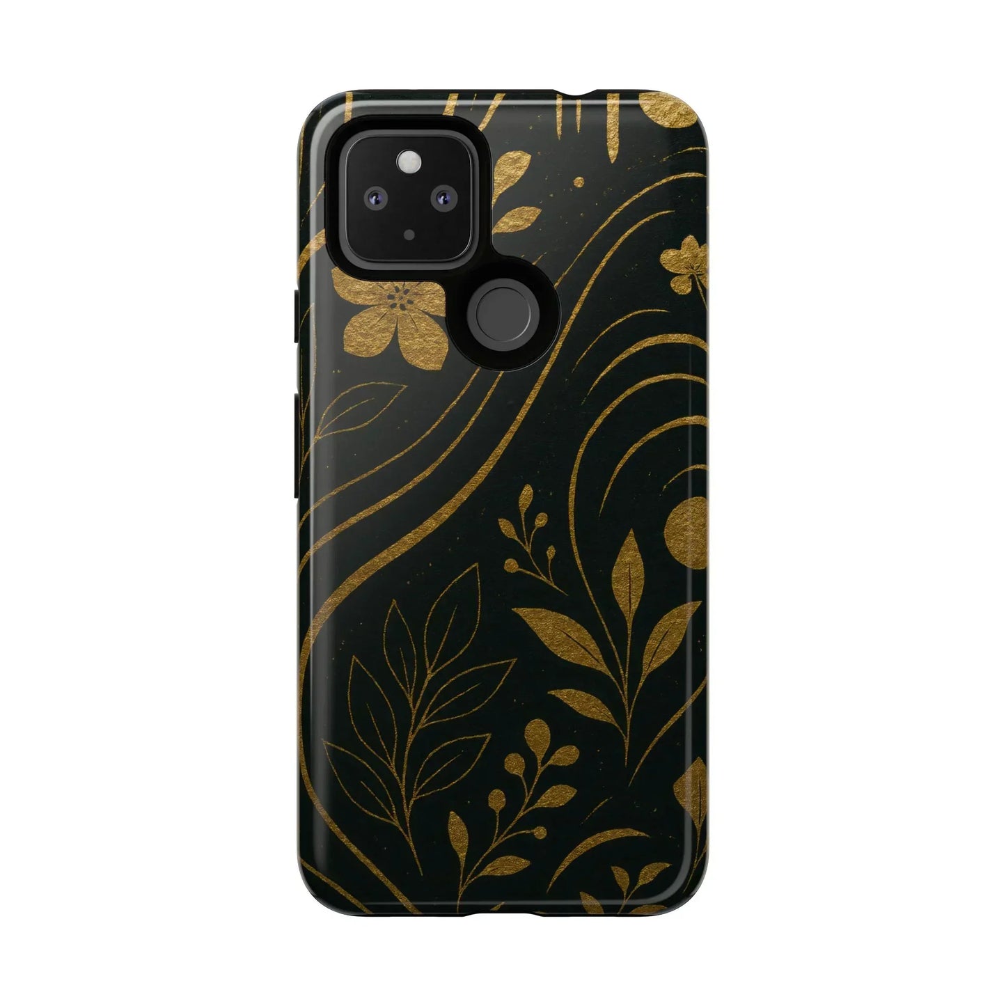 Foil Frenzy Abstract Gold Pattern Phone Case for Samsung Galaxy and Google Pixel - KarArmDesign