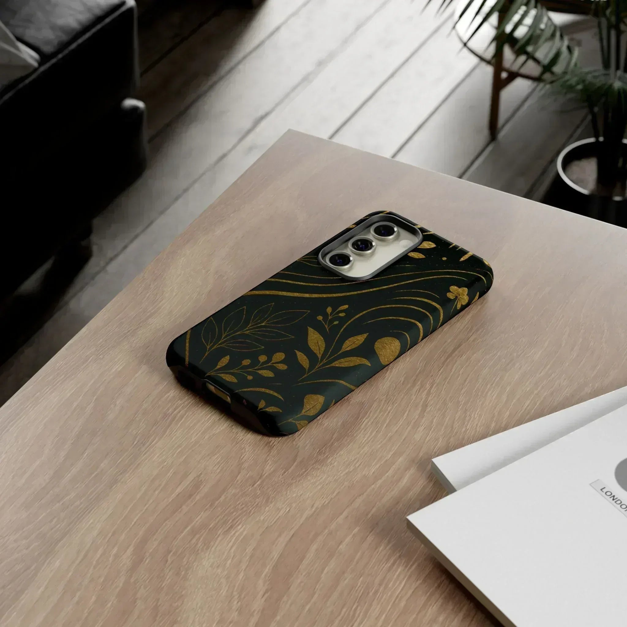 Gold Pattern Phone Case for Galaxy and Pixel - KARARMDESIGN