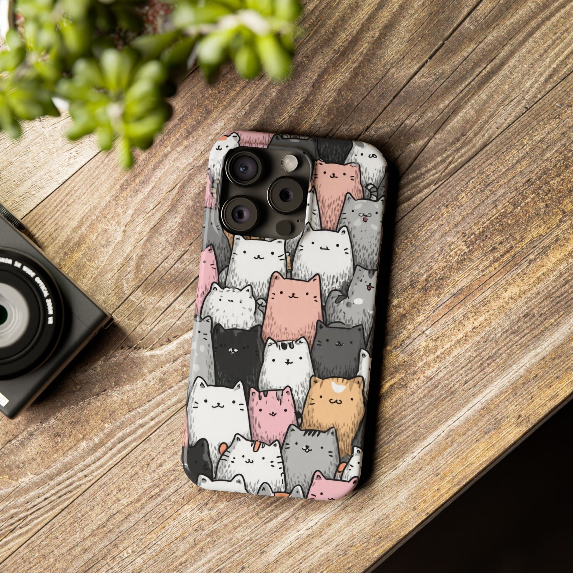 Cat Carnival Phone Case for iPhone 11-17 Models - KARARMDESIGN