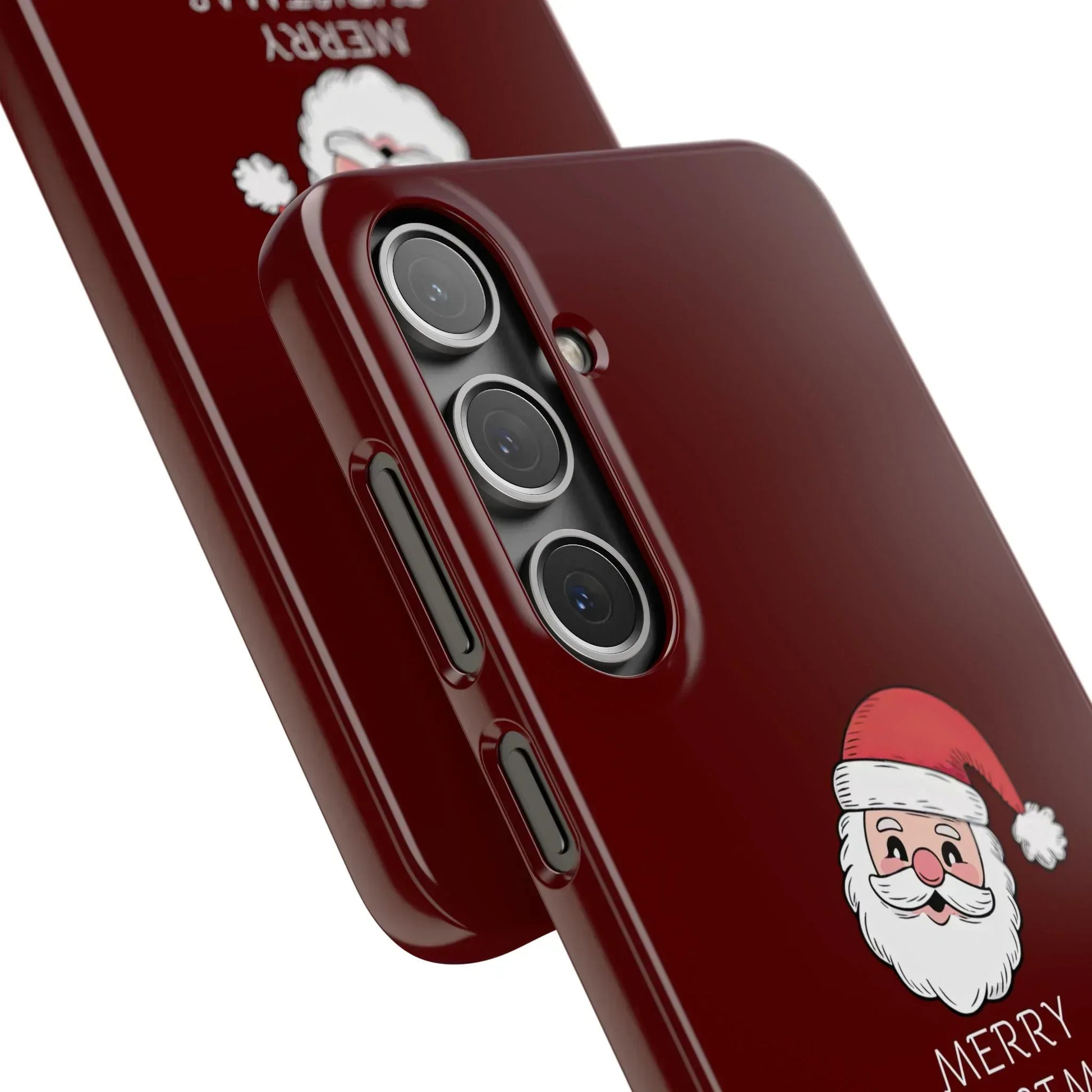 Crimson Claus Phone Case for iPhone 8-17 and Galaxy S20-S25 - KARARMDESIGN