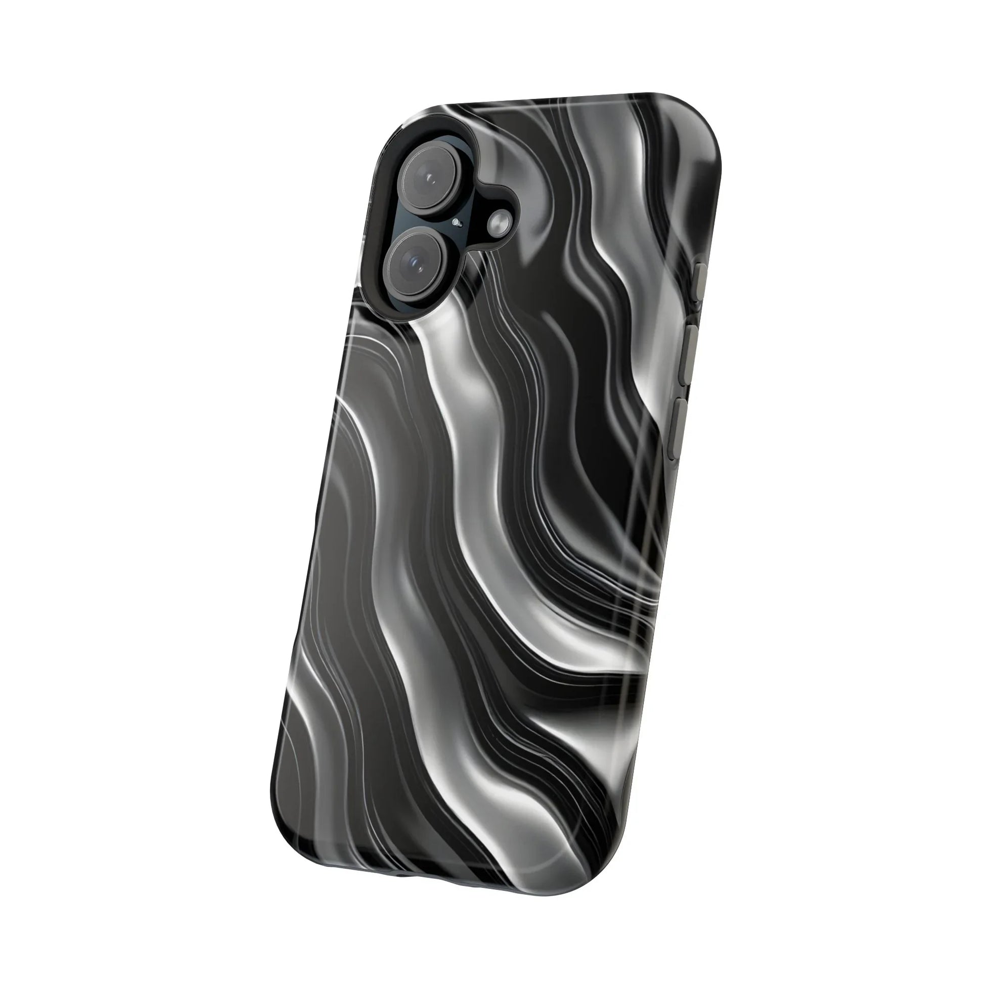 Wavy Illusion Marble Phone Case for iPhone 13-17 - KARARMDESIGN