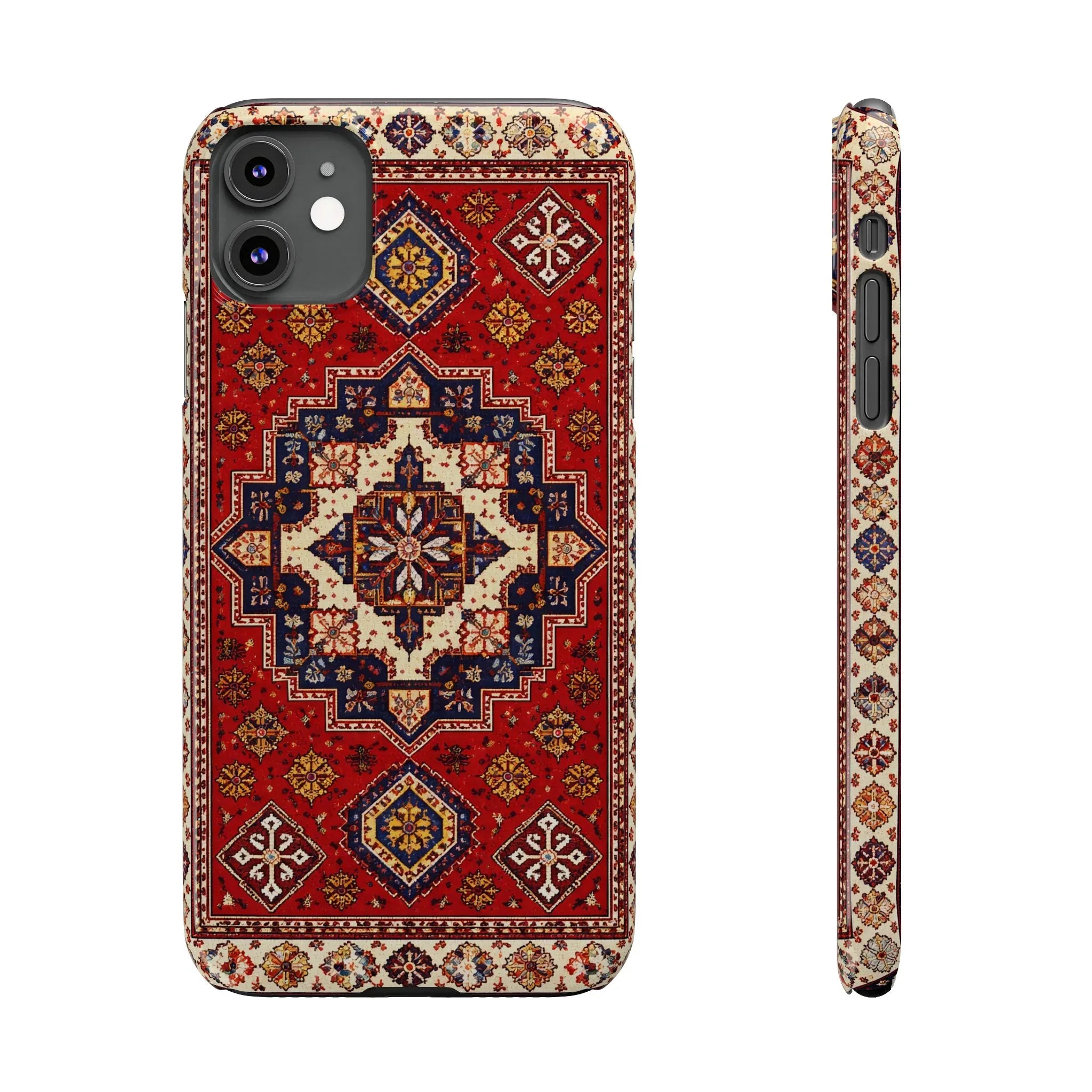 Armenian Carpet Pattern Phone Case for iPhone 11-16 - KARARMDESIGN