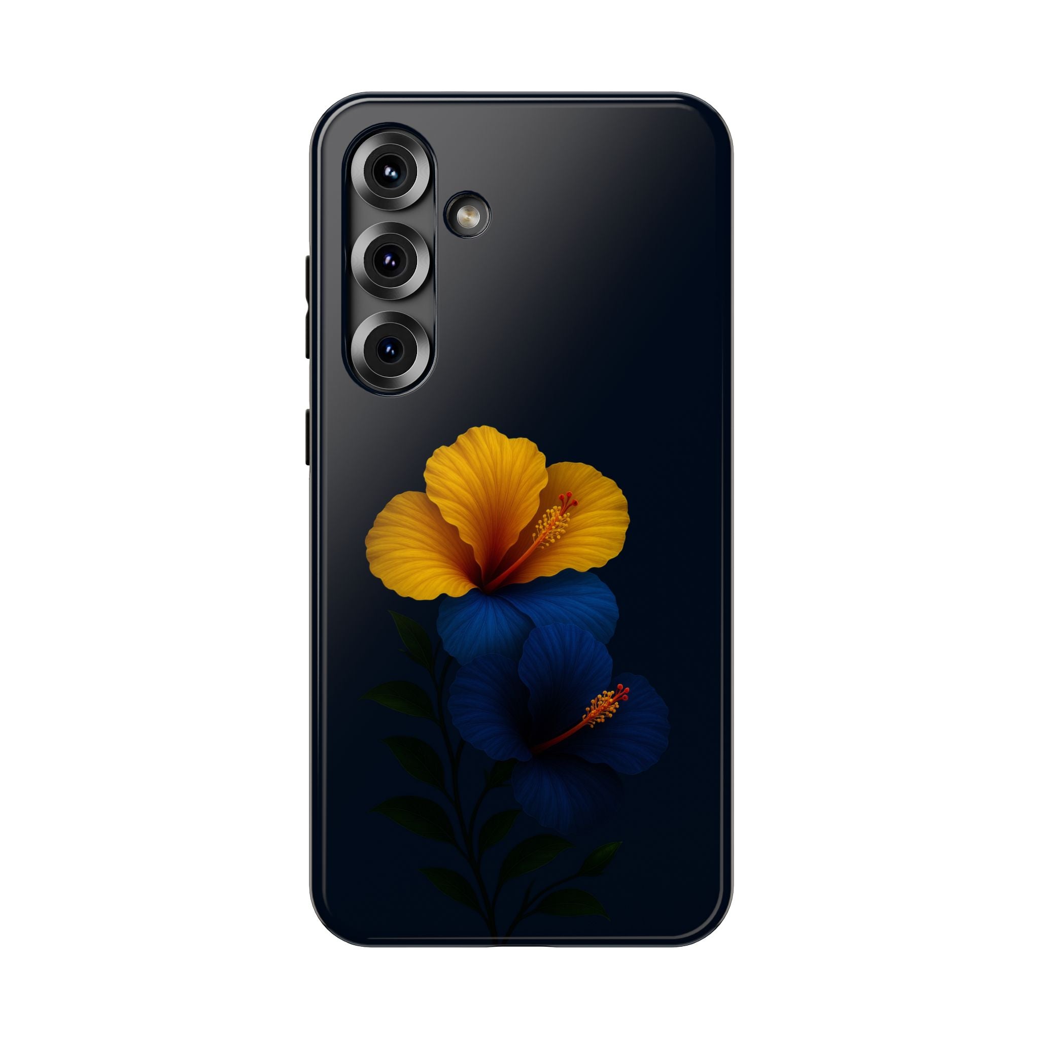 Elegant Hibiscus Phone Case for iPhone 11-17 and Galaxy S21-S22
