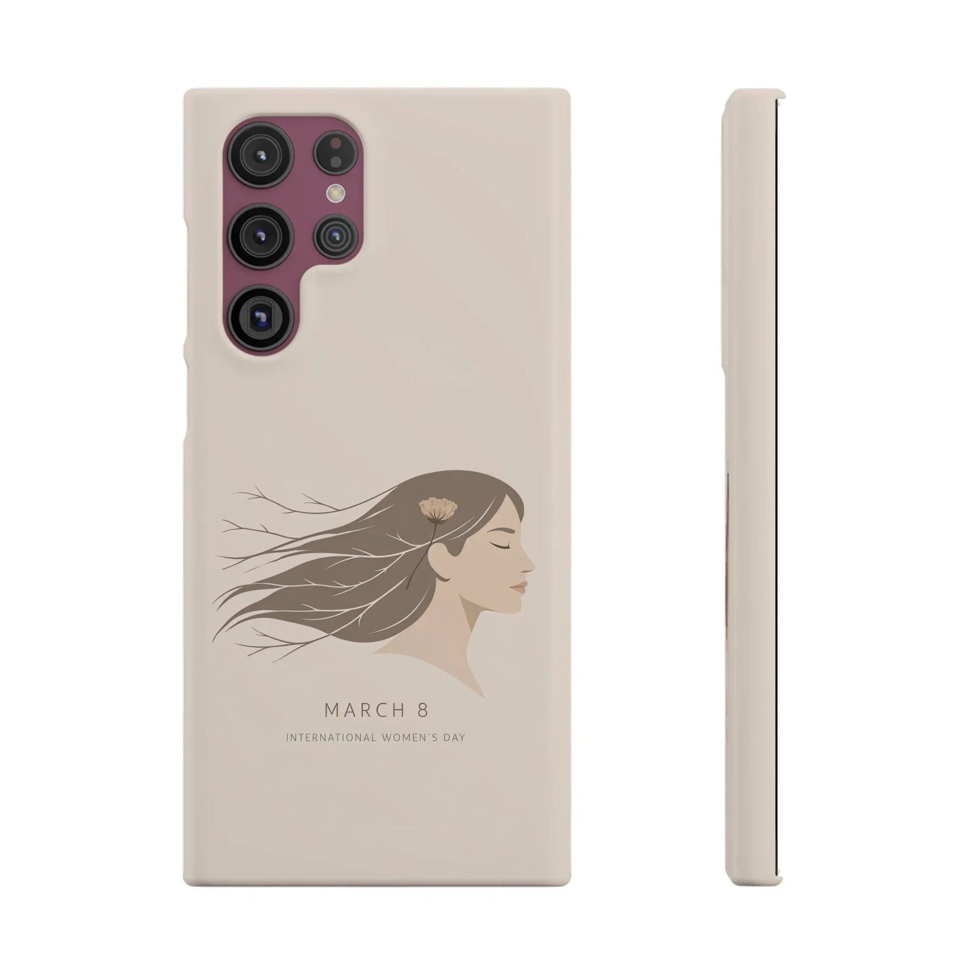 Graceful Strength Phone Case for iPhone 11-17 and Galaxy S20-25 - KARARMDESIGN