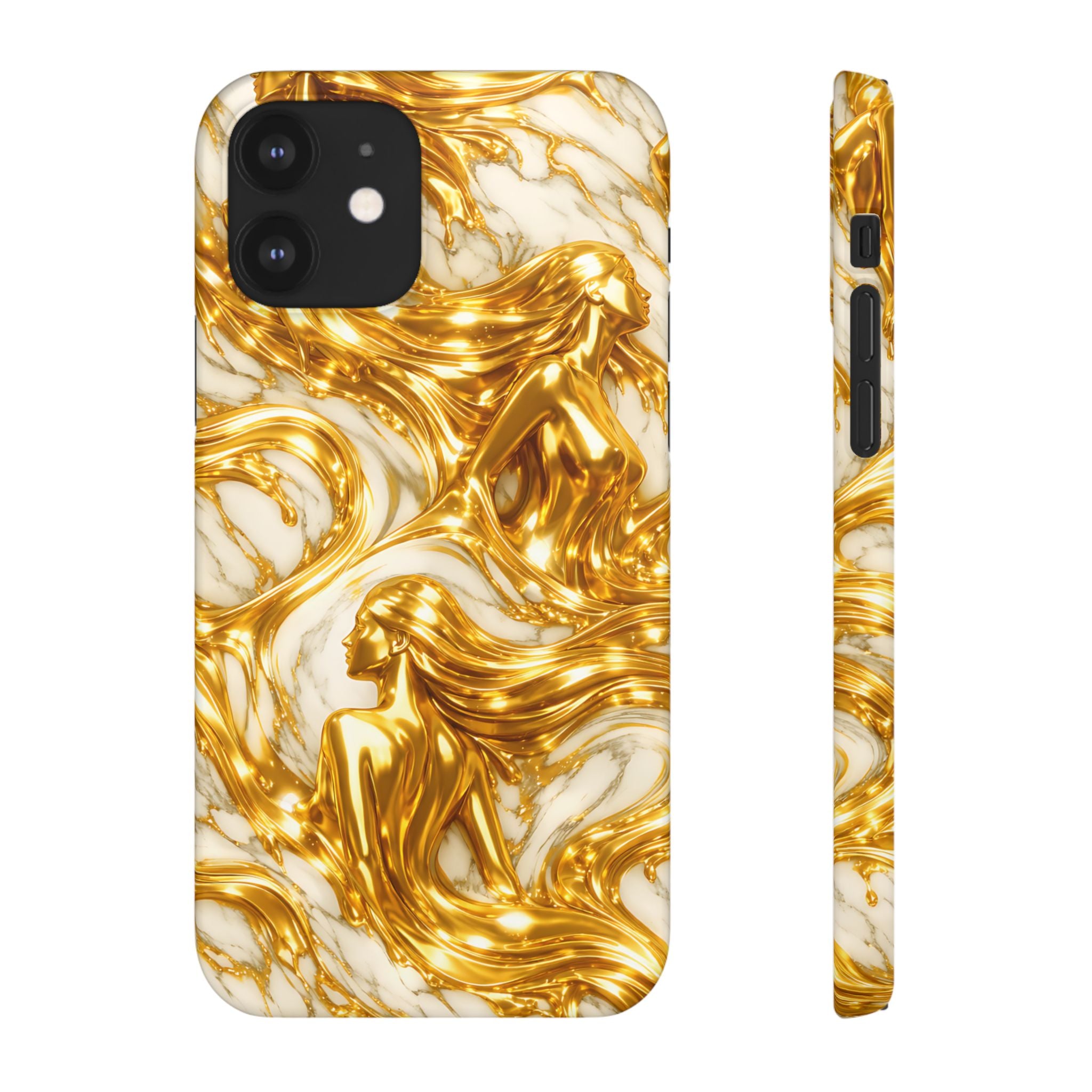Divine Gold Woman Snap Phone Case for iPhone & Galaxy