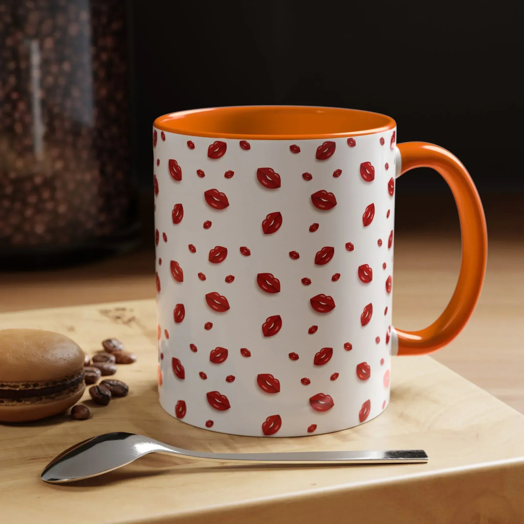 Hot Lips Mug - Accent Coffee Mug (11, 15oz) - KARARMDESIGN