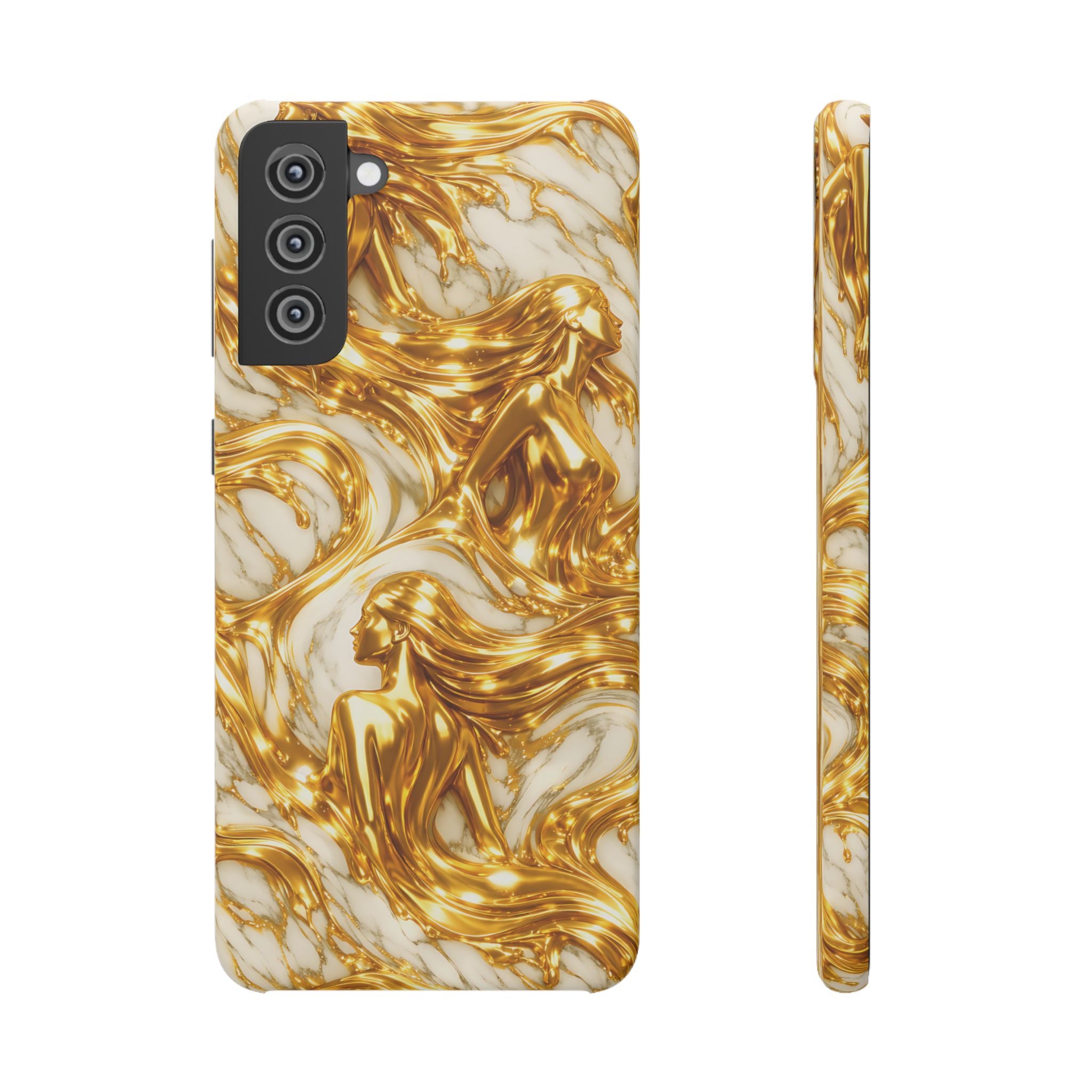 Divine Gold Woman Snap Phone Case for iPhone & Galaxy