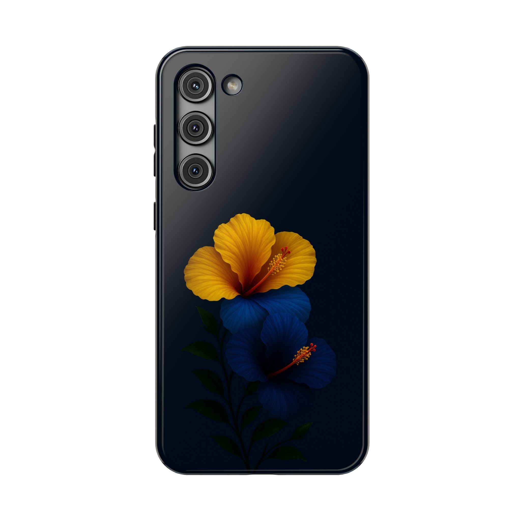 Elegant Hibiscus Phone Case for iPhone 11-17 and Galaxy S21-S22