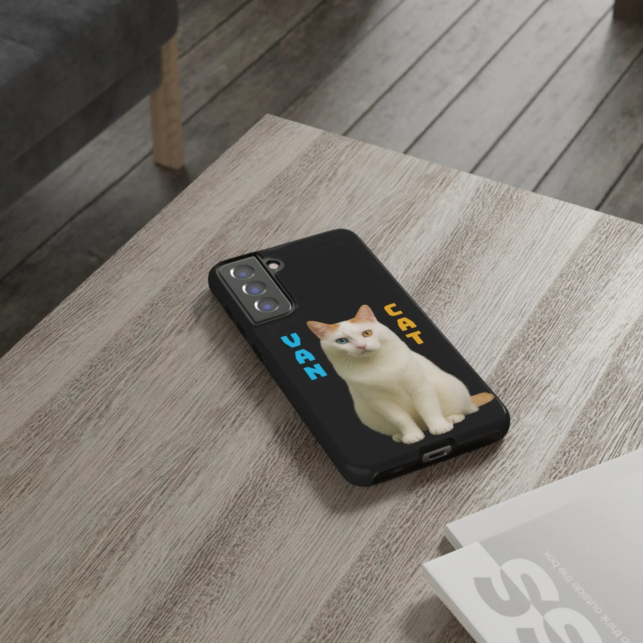 VAN CAT Phone Case for iPhone 8-17 and Galaxy S20-S25 - KARARMDESIGN