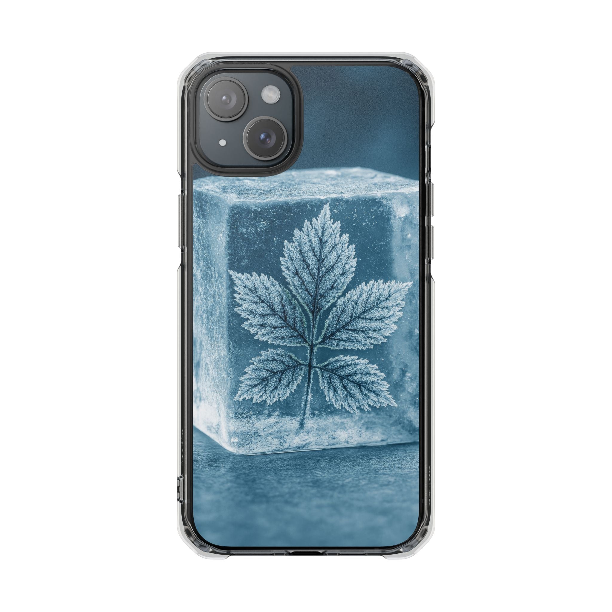Frozen Leaf Phone Case for iPhone 14-17