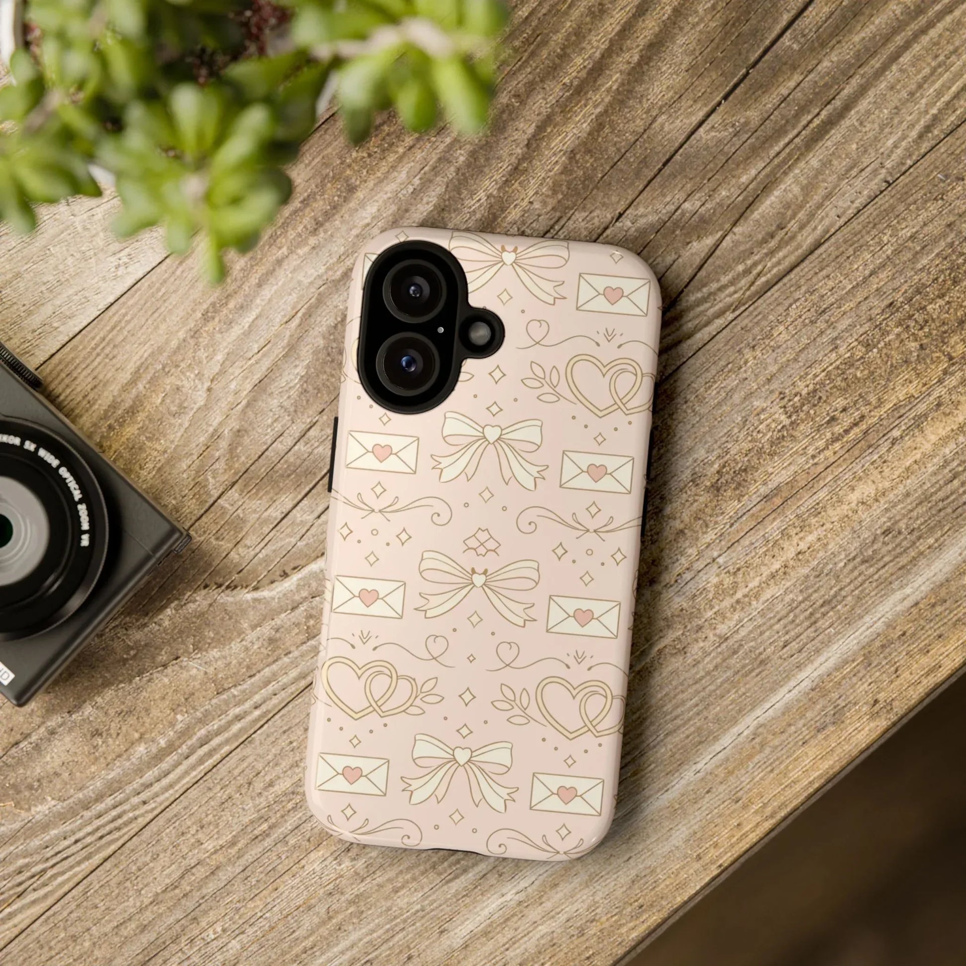 Sweet Romance Tough Phone Case for iPhone 11–17 & Galaxy S10–S25 - KARARMDESIGN