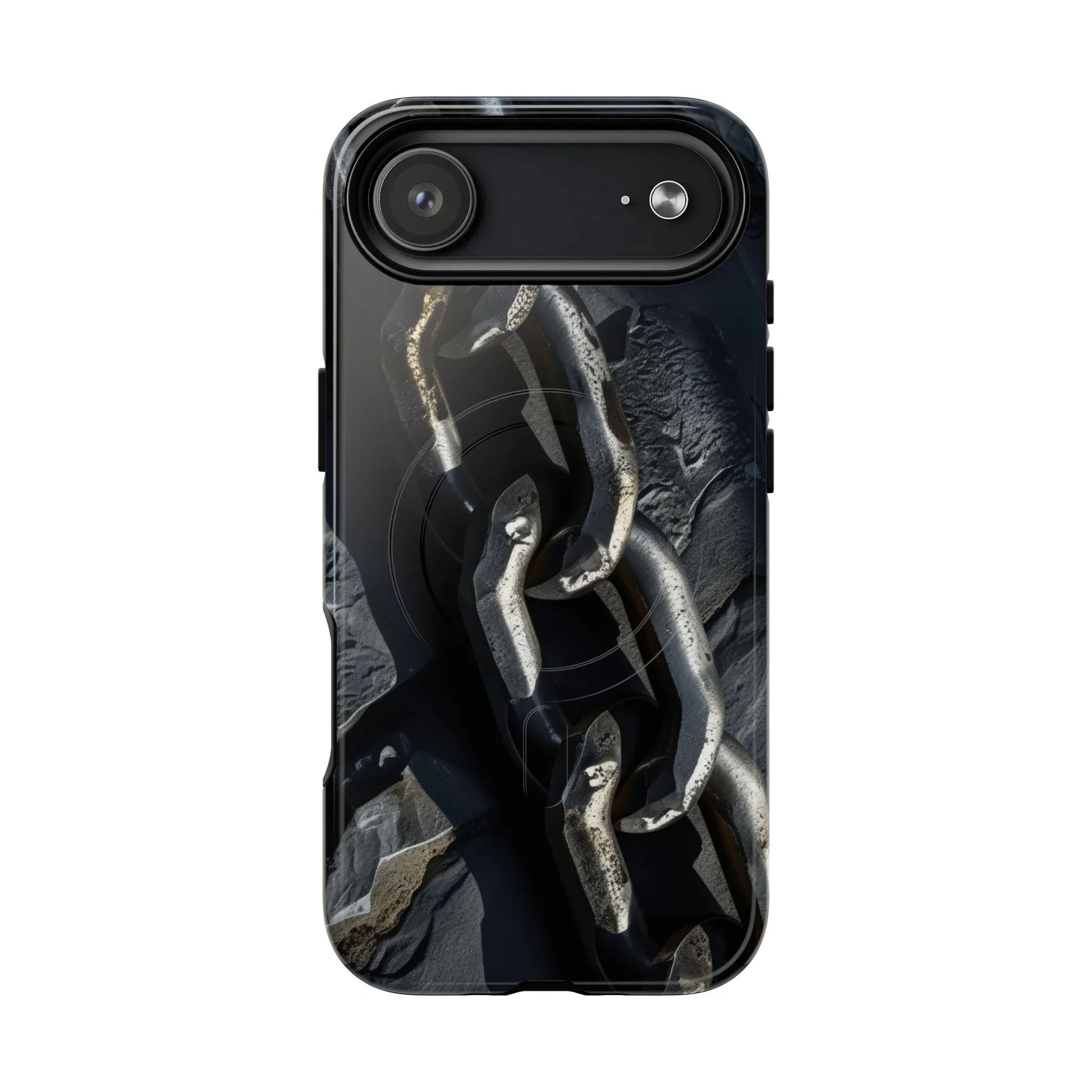 “Iron Chain” Tough Magnetic Phone Case for iPhone 13-17 - KARARMDESIGN