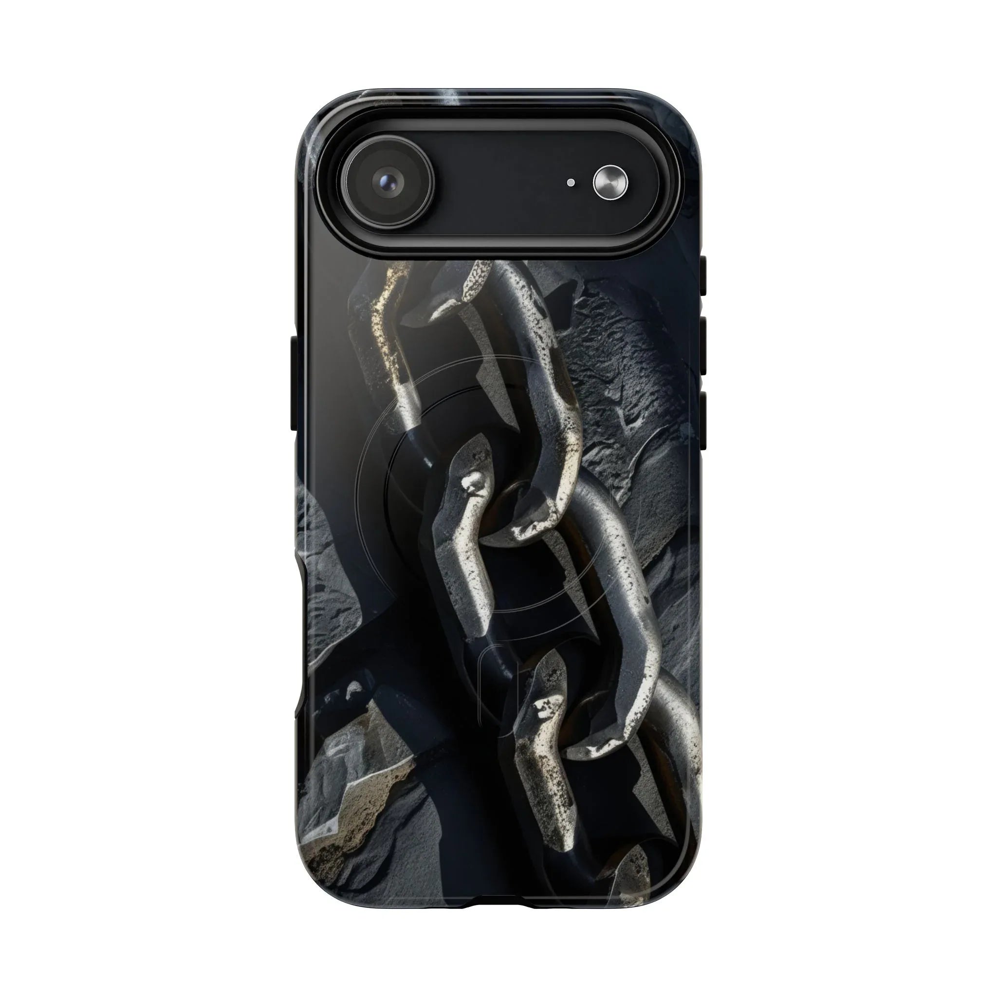“Iron Chain” Tough Magnetic Phone Case for iPhone 13-17 - KARARMDESIGN
