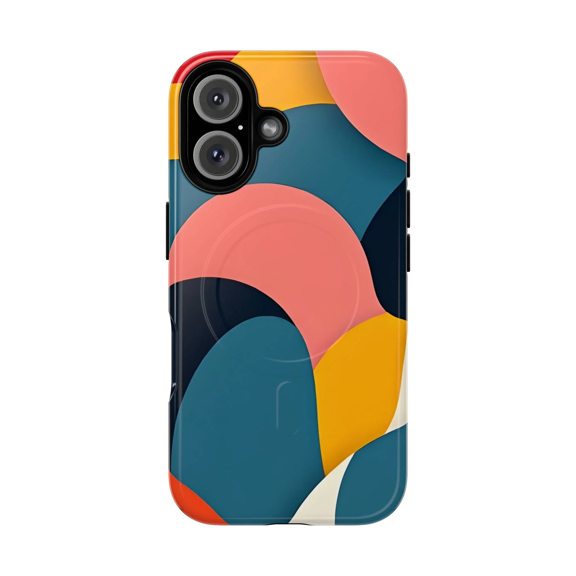 Colorful Abstract Art Phone Case for iPhone 13-17 - KARARMDESIGN