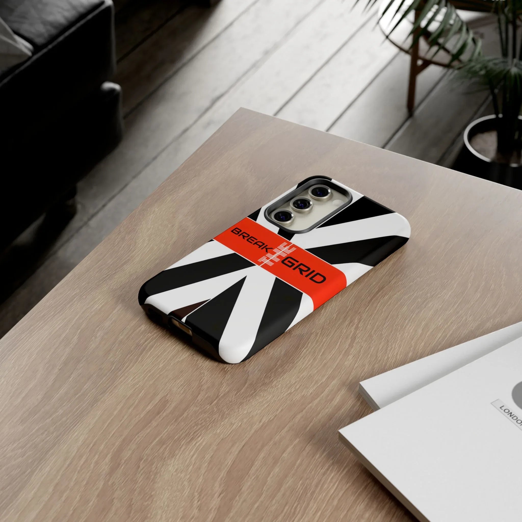Break The Grid Phone Case for iPhone 11–16 and Galaxy S20–S25 - KARARMDESIGN