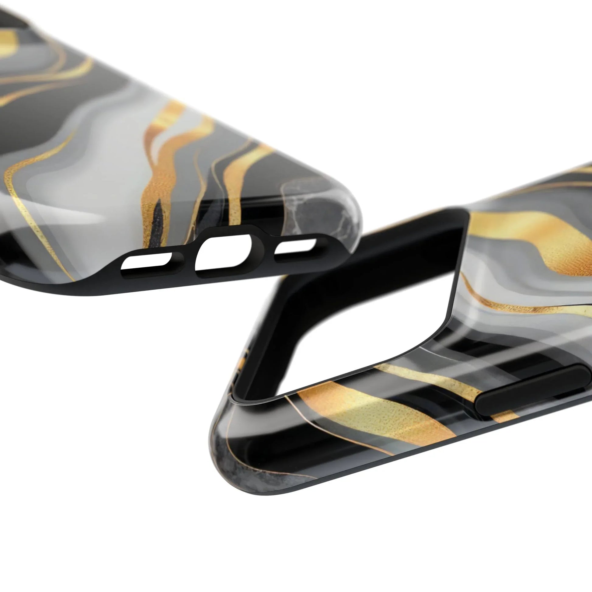 Modern Marble Flow Phone Case for iPhone 11-17 - KARARMDESIGN
