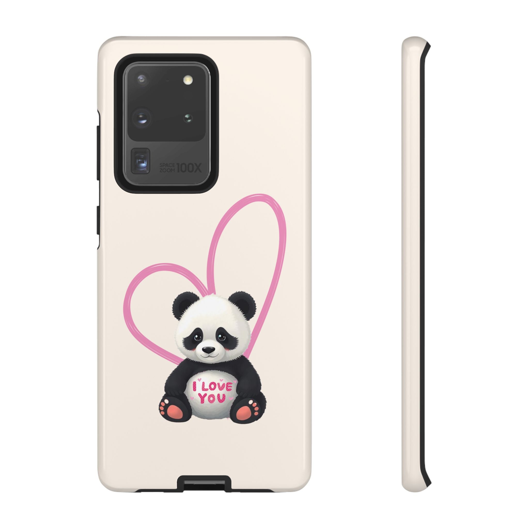 Adorable Panda Love Phone Case – Samsung Galaxy S20-S26