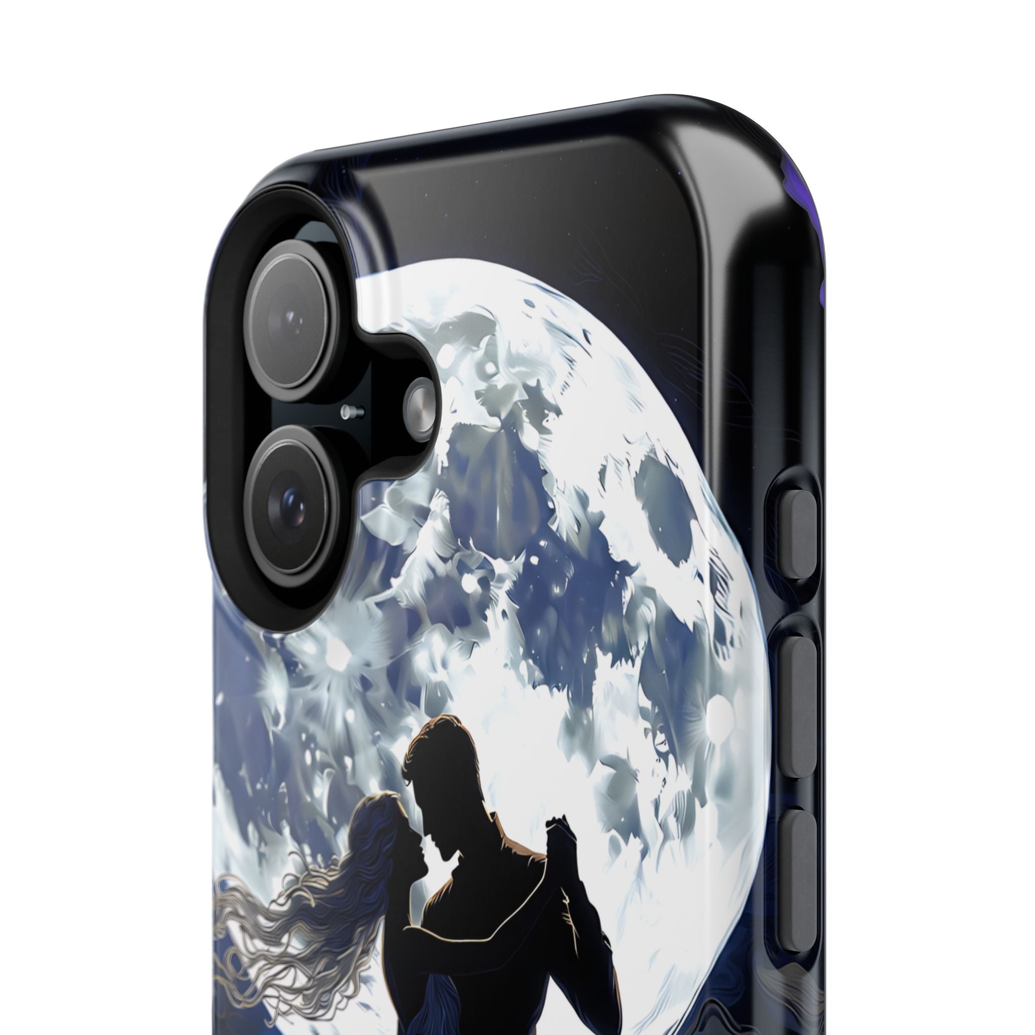 Romantic Moonlight Dance Magnetic Phone Case – iPhone 15–17 & Samsung Galaxy S26