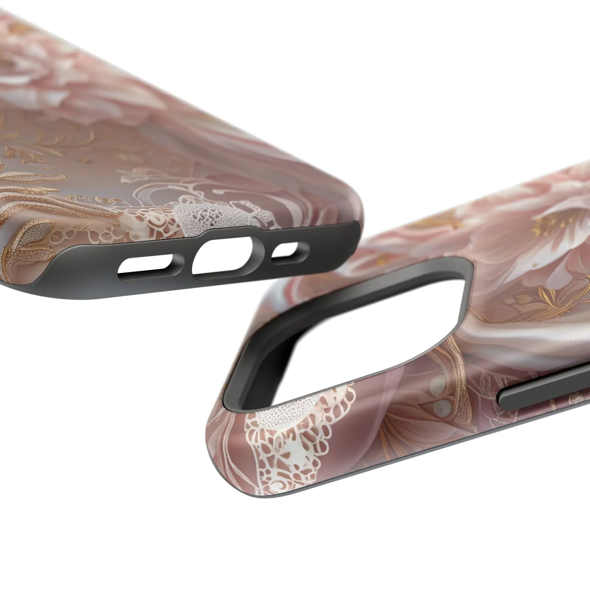 Elegant Floral Phone Case for iPhone 11-17 and Samsung Galaxy S21-S22 - KARARMDESIGN