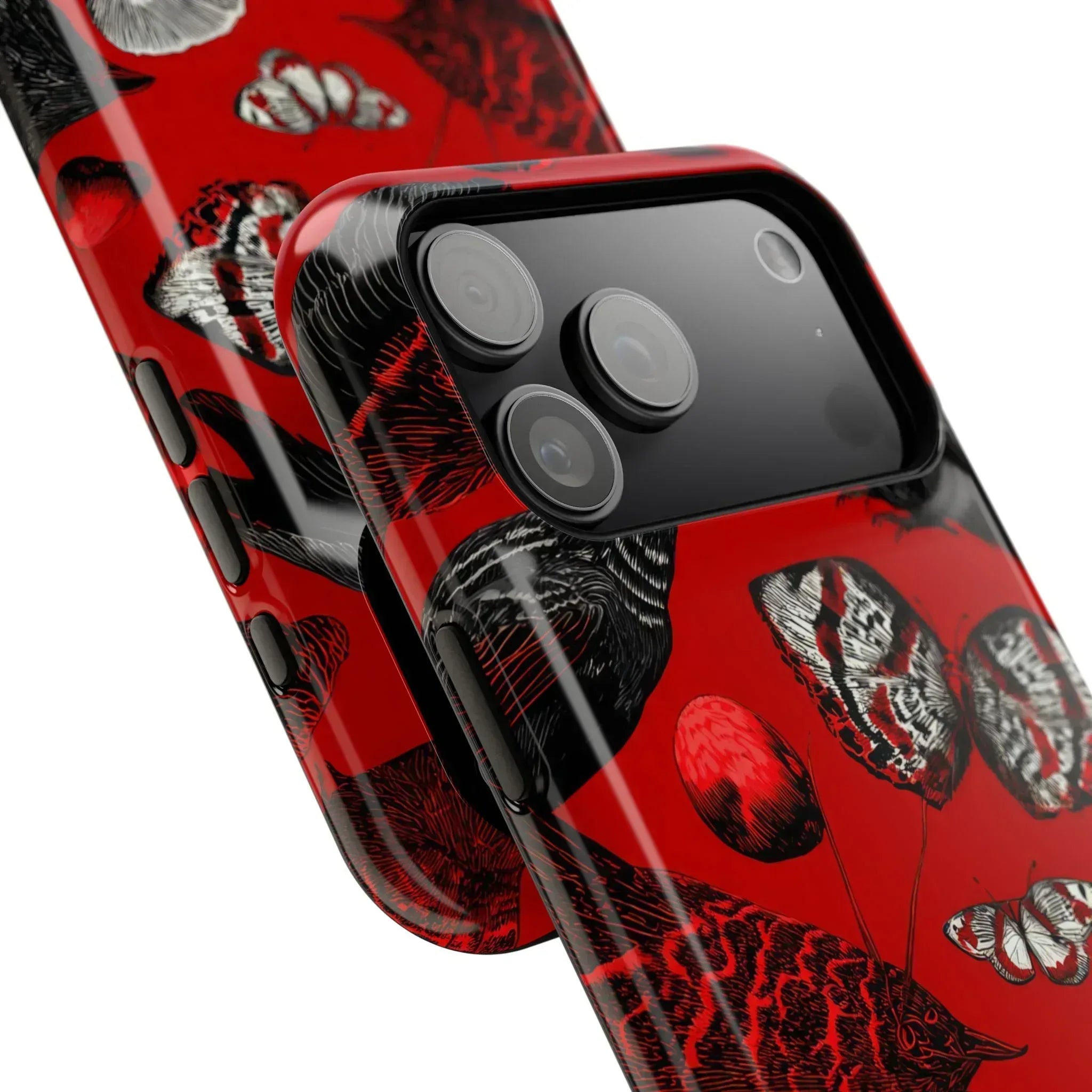 Crimson Wilderness Phone Case for iPhone 11-17 - KARARMDESIGN