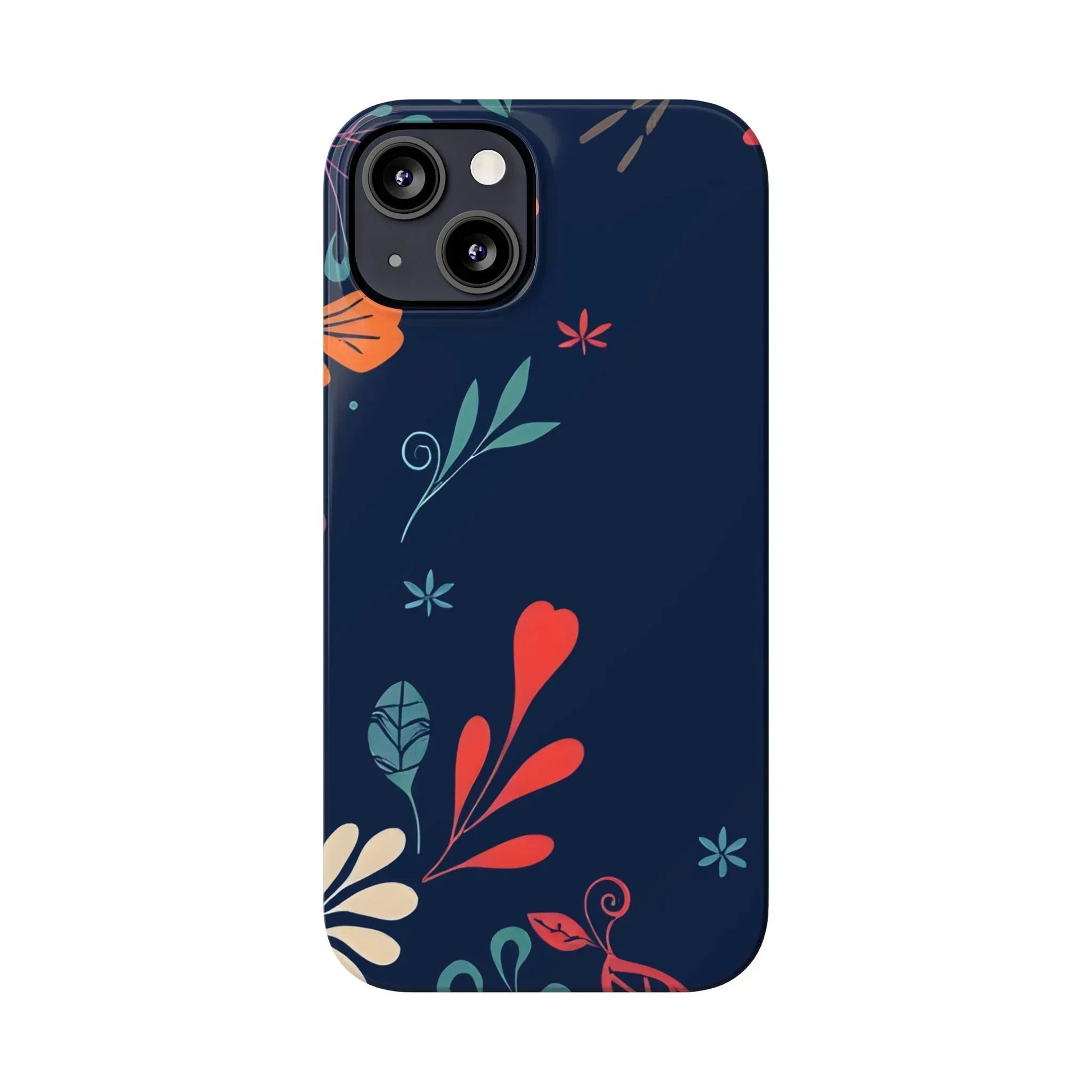 Nightshade Blossoms Phone Case for iPhone 11-17 - KARARMDESIGN