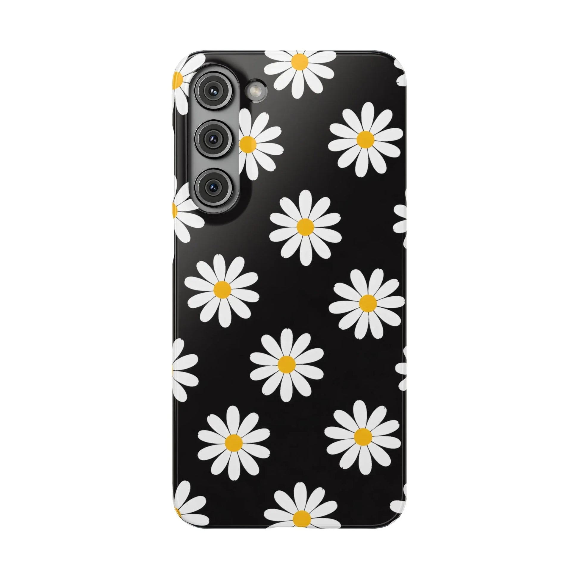 Daisy Charm Phone Case for iPhone 11-17 and Galaxy S20-S25 - KARARMDESIGN