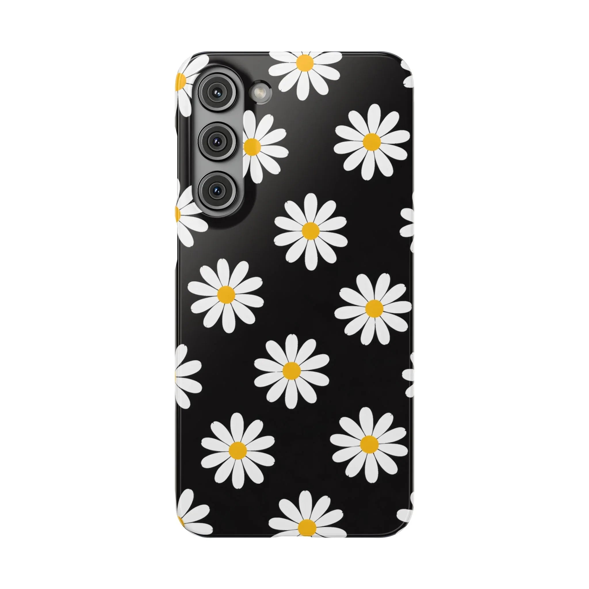 Daisy Charm Phone Case for iPhone 11-17 and Galaxy S20-S25 - KARARMDESIGN