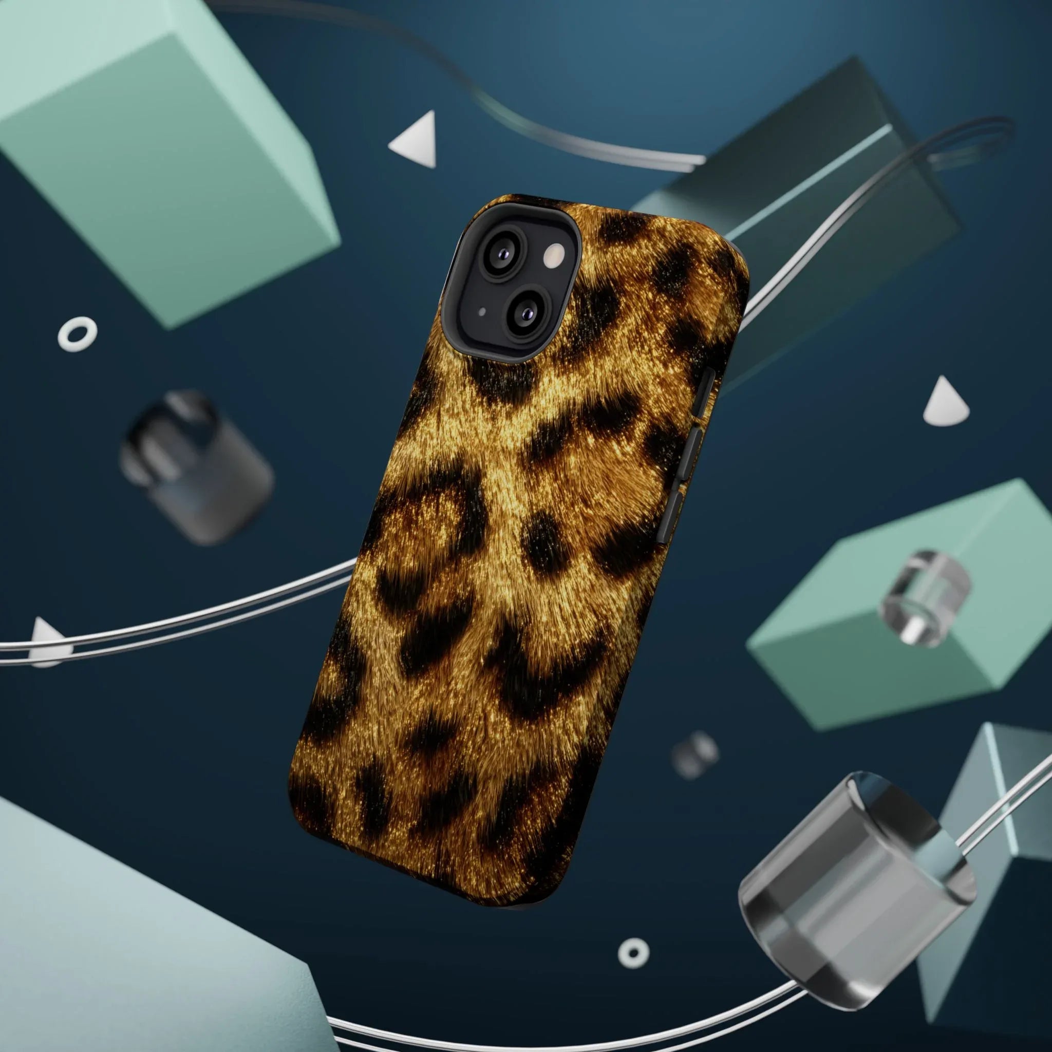 Leopard Print Phone Case for iPhone 13-17 - KARARMDESIGN