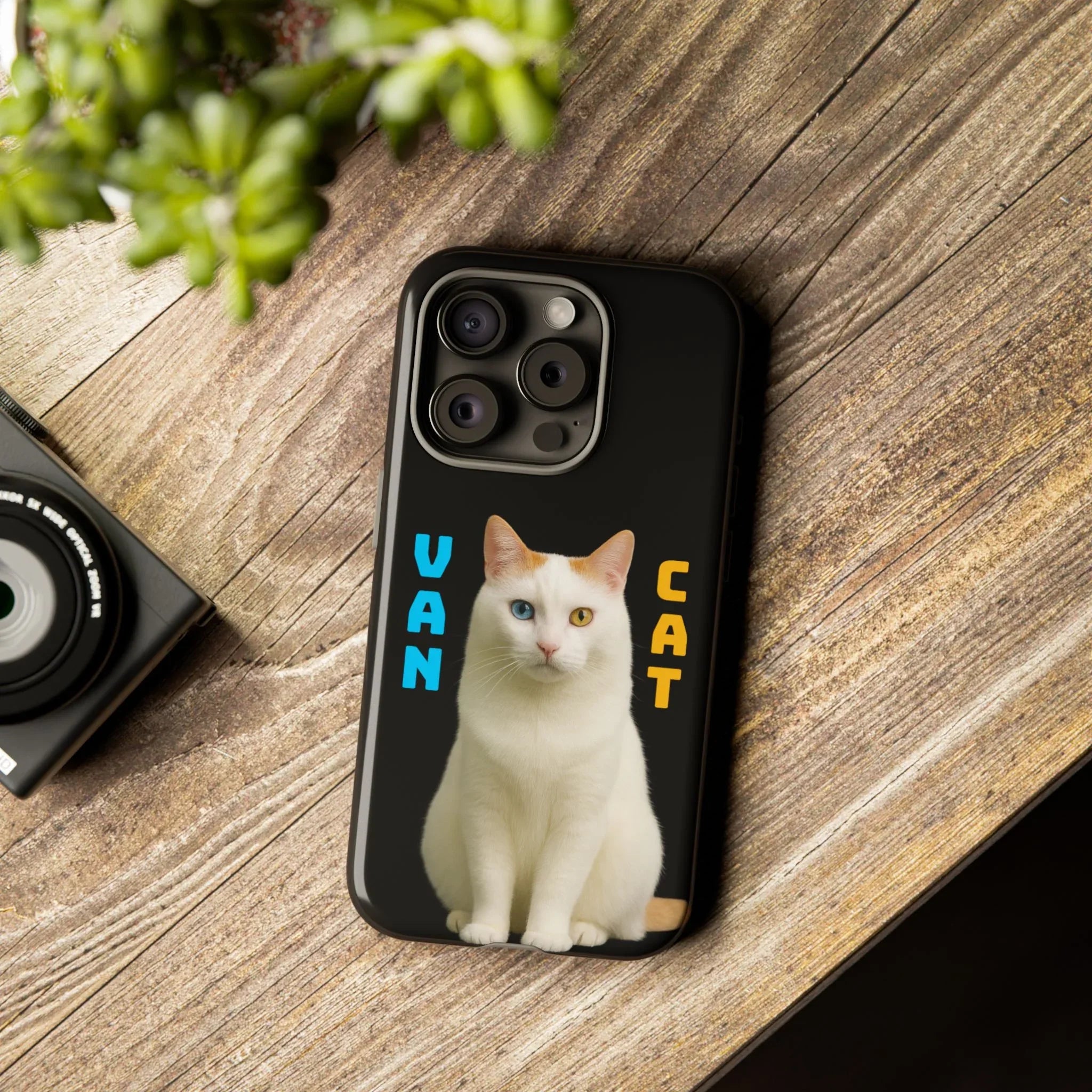 VAN CAT Phone Case for iPhone 8-17 and Galaxy S20-S25 - KARARMDESIGN