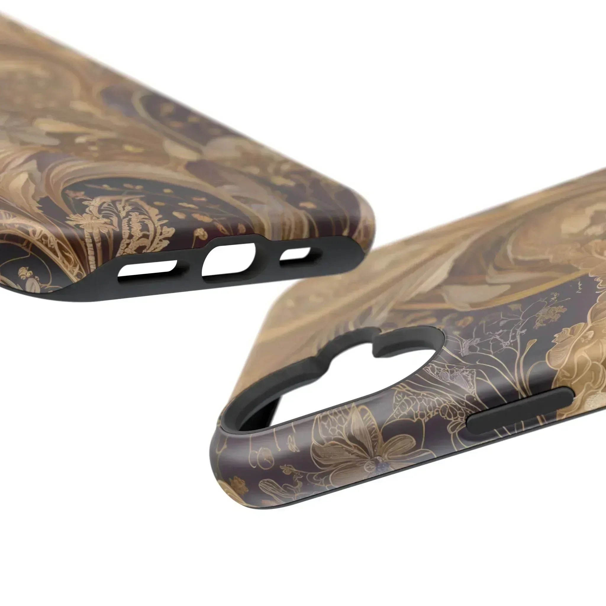 Botanical Luxury Design Phone Case for iPhone 12-16 and Galaxy S21-S22 - KARARMDESIGN