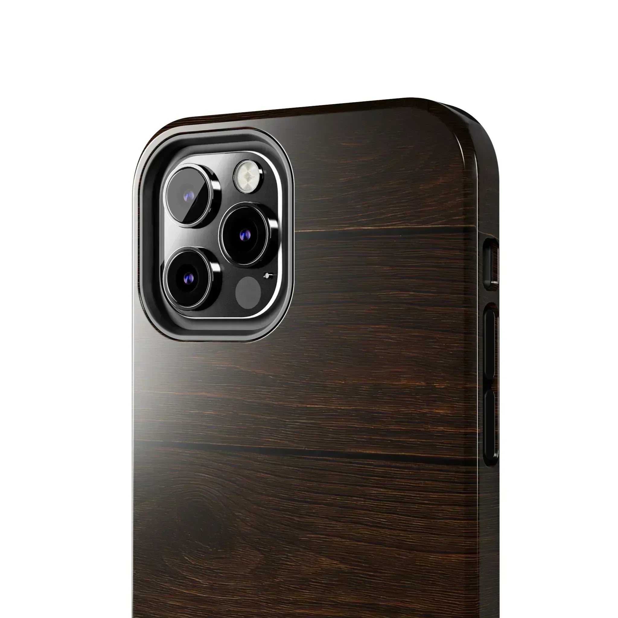 Dark Wood Grain Phone Case for iPhone and Galaxy - KARARMDESIGN