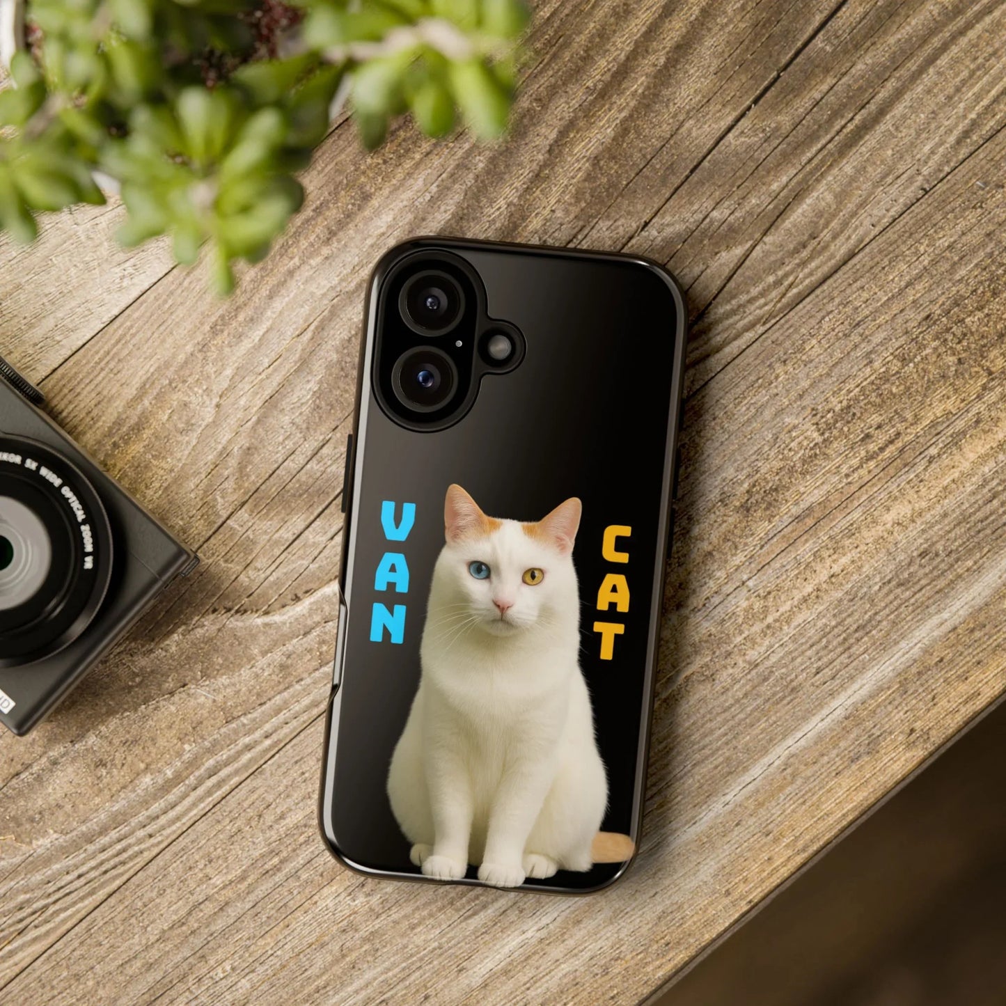 VAN CAT Phone Case for iPhone 8-16 and Samsung Galaxy S20-S25 Models