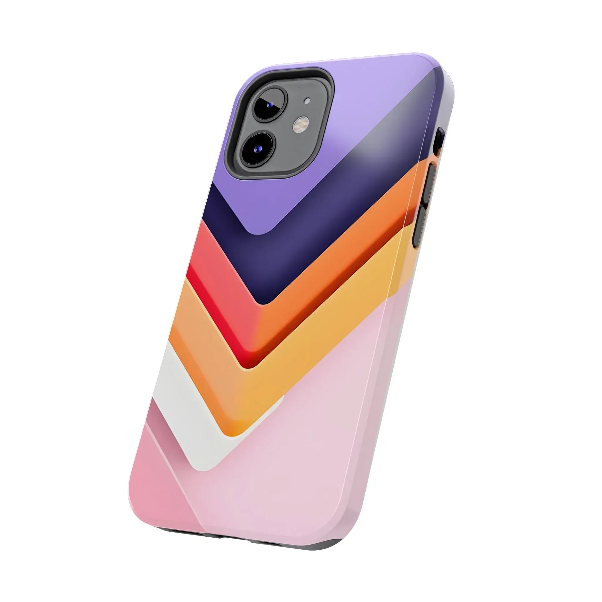 Vibrant Geometric Chevron Phone Case for iPhone and Galaxy - KARARMDESIGN