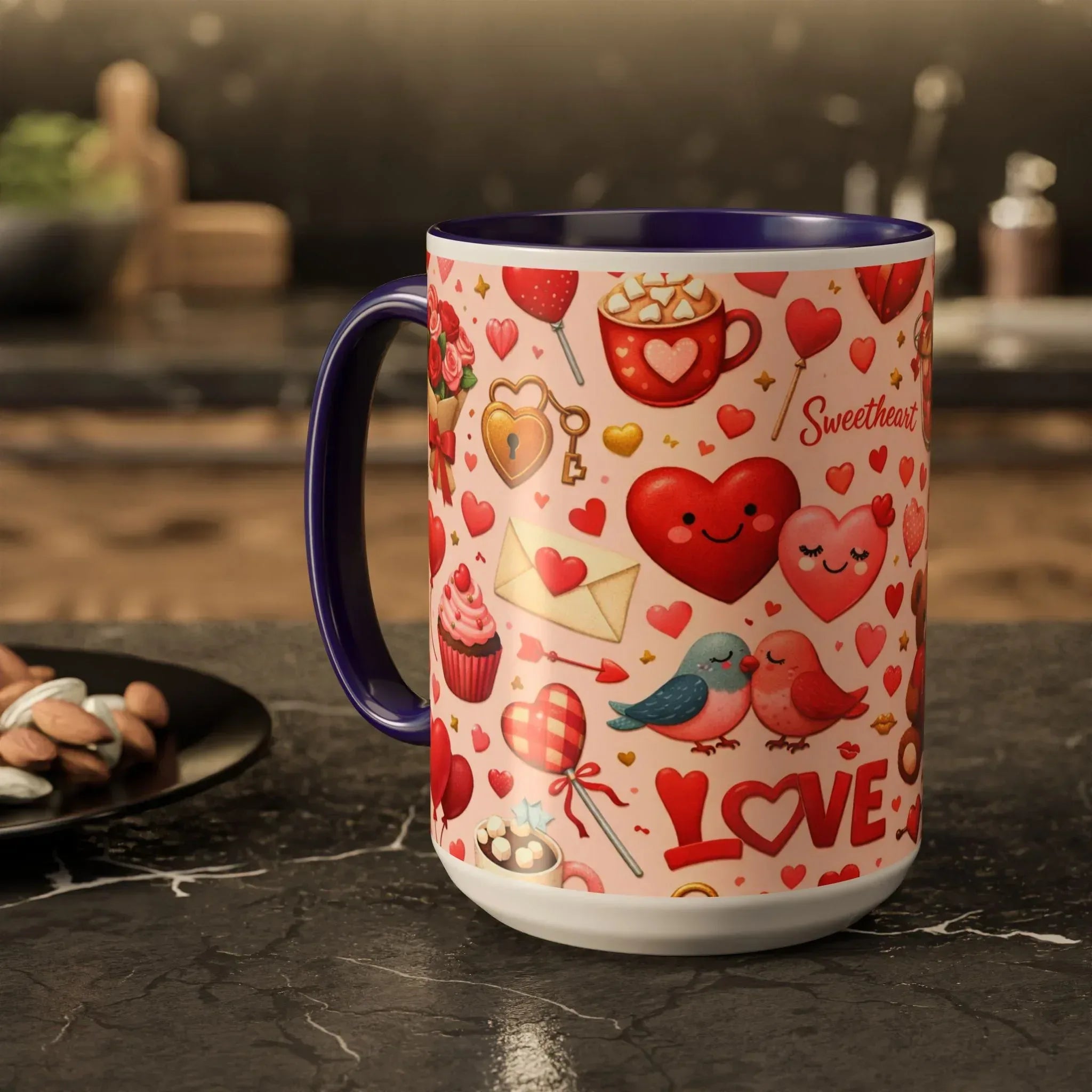 Sweetheart Love Mug - Colorful Mugs (11oz, 15oz) - KARARMDESIGN