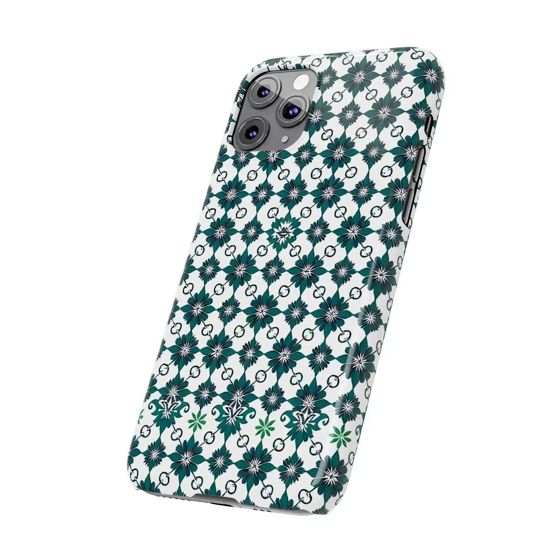 Elegant Geometric Pattern Phone Case for iPhone 11-17 - KARARMDESIGN