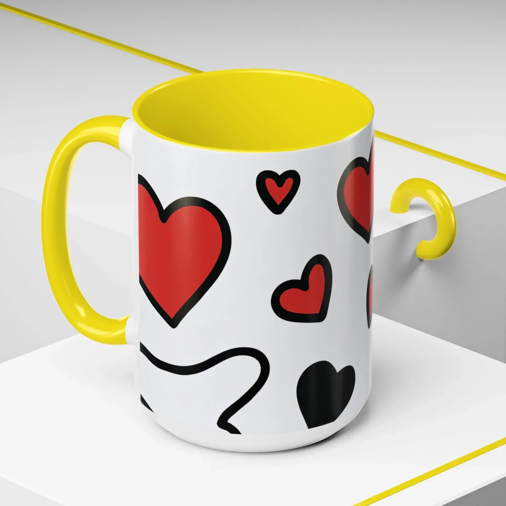 Love Overflow Mug – Accent Coffee Mug (11, 15oz) - KARARMDESIGN