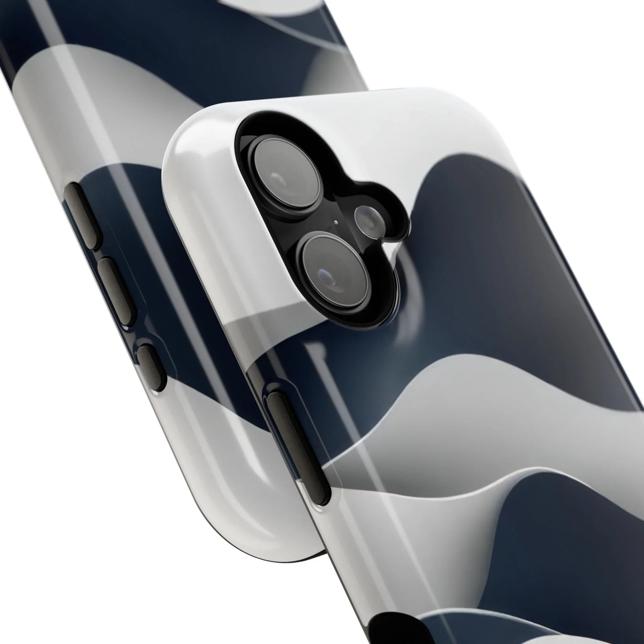 Ocean Flow Phone Case for iPhone 11-17 and Galaxy S21-S22 - KARARMDESIGN