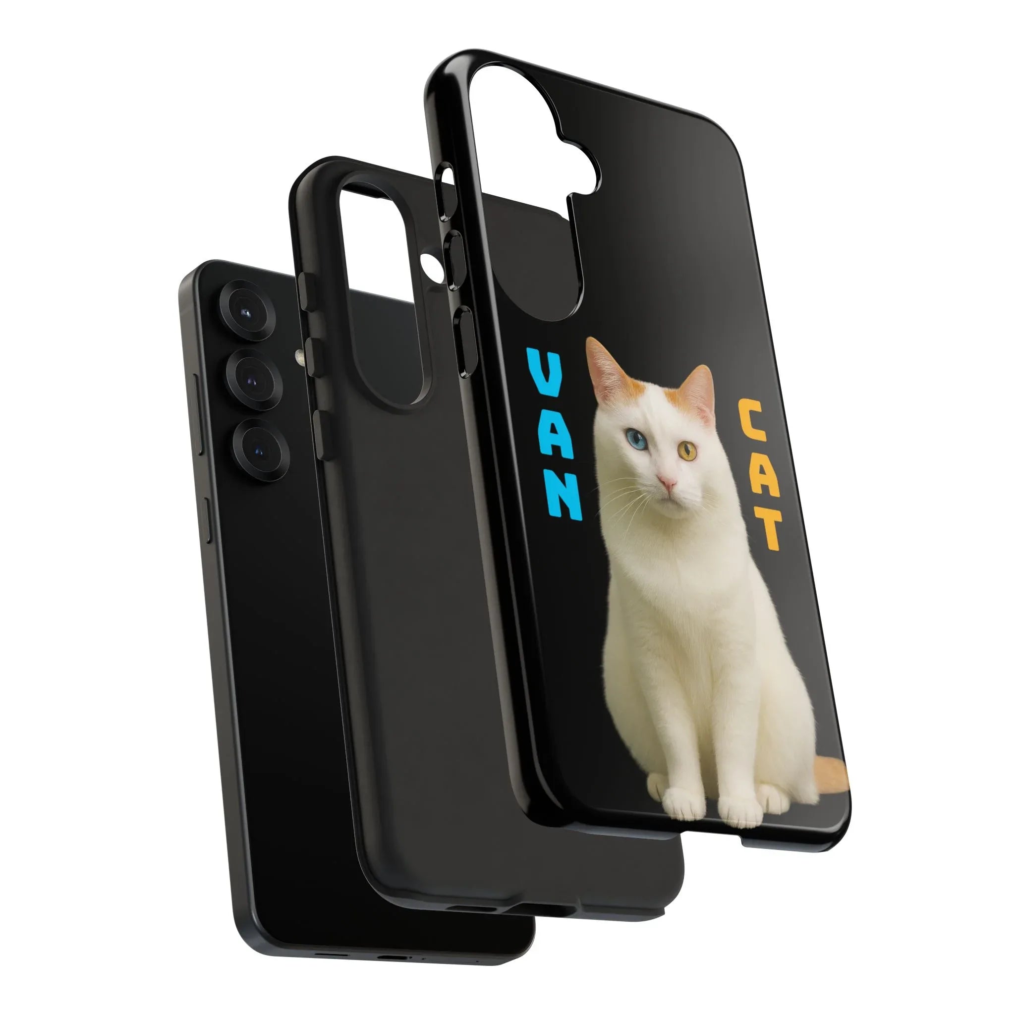 VAN CAT Phone Case for iPhone 8-17 and Galaxy S20-S25 - KARARMDESIGN