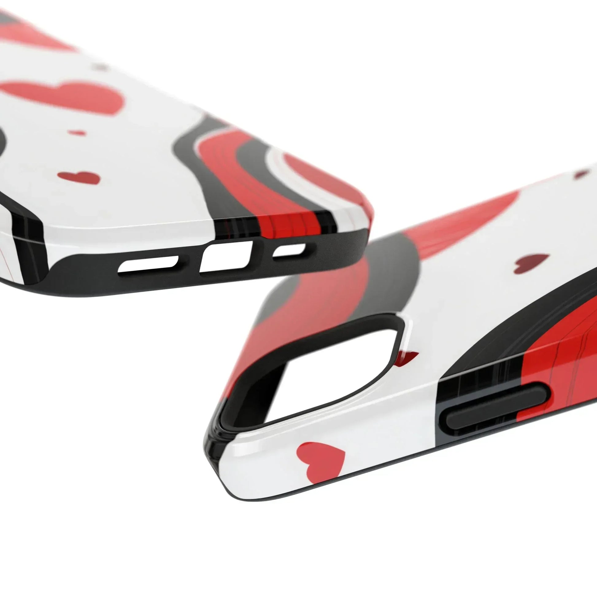 Red Romance Phone Case for iPhone 11-17 and Galaxy S21-S22 - KARARMDESIGN