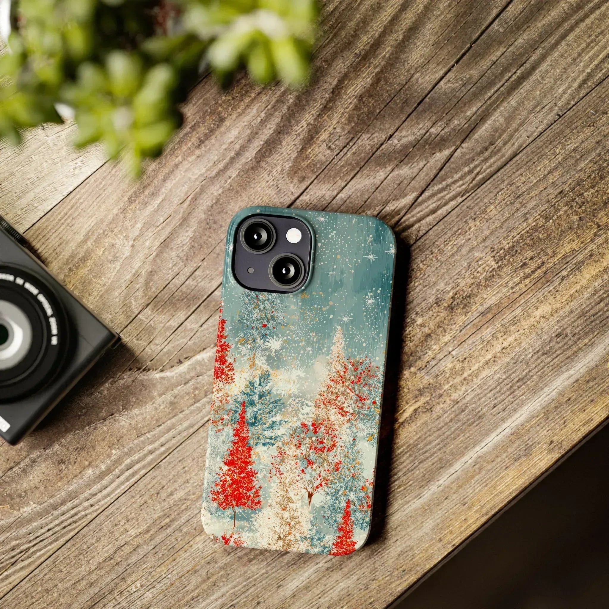 Snowy Forest Phone Case for iPhone 11-17 - KARARMDESIGN