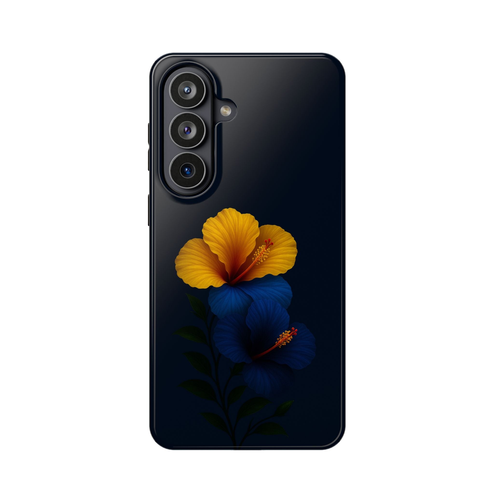Elegant Hibiscus Phone Case for iPhone 11-17 and Galaxy S21-S22