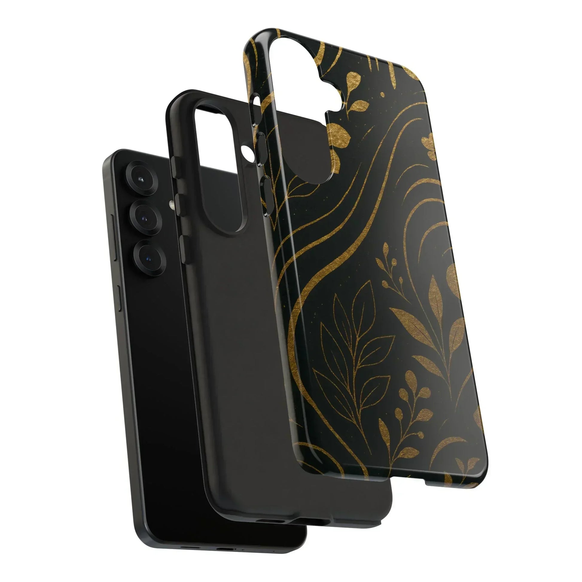 Foil Frenzy Abstract Gold Pattern Phone Case for Samsung Galaxy and Google Pixel - KarArmDesign