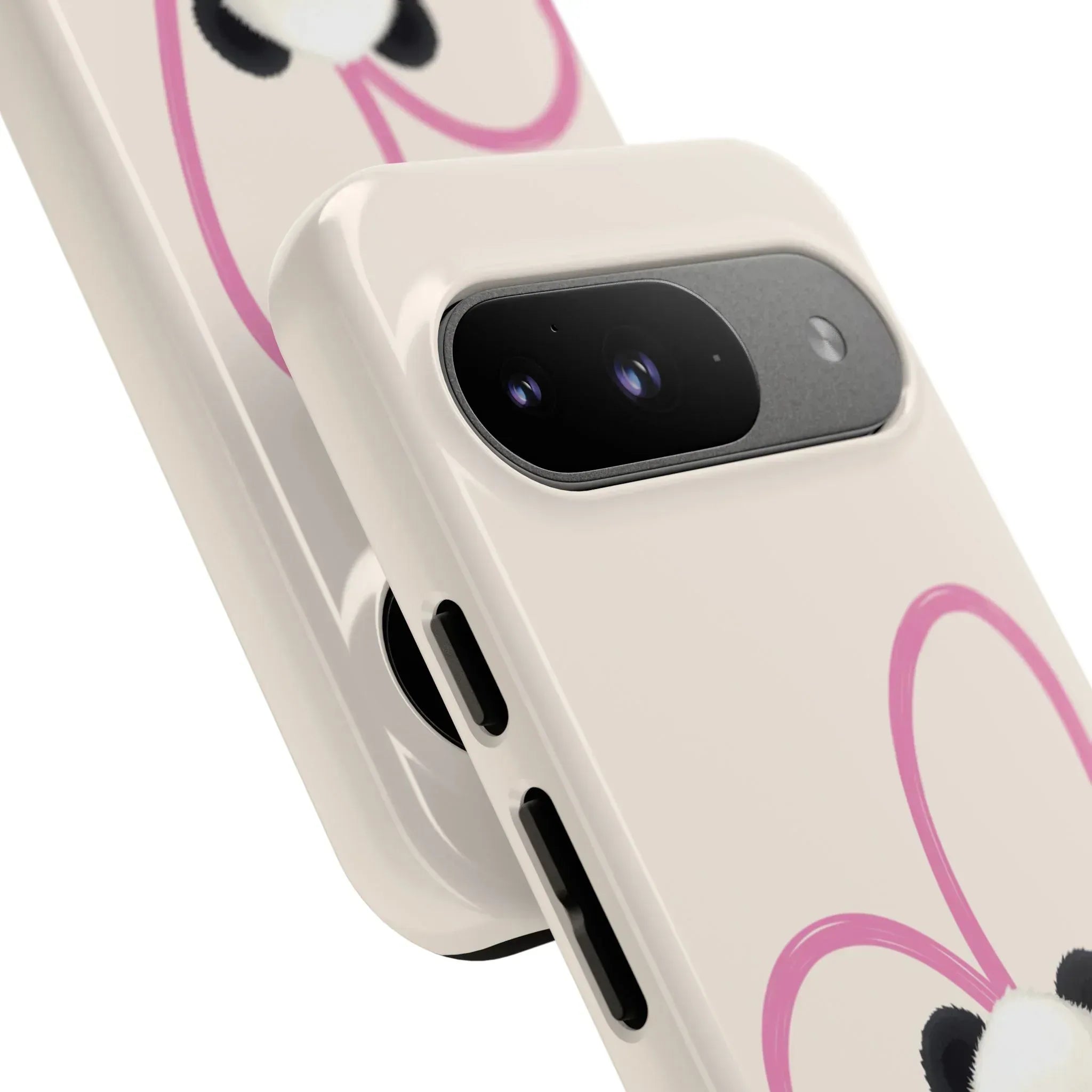 Cute Panda Heart Love Phone Case for Google Pixel up to 9 - KARARMDESIGN