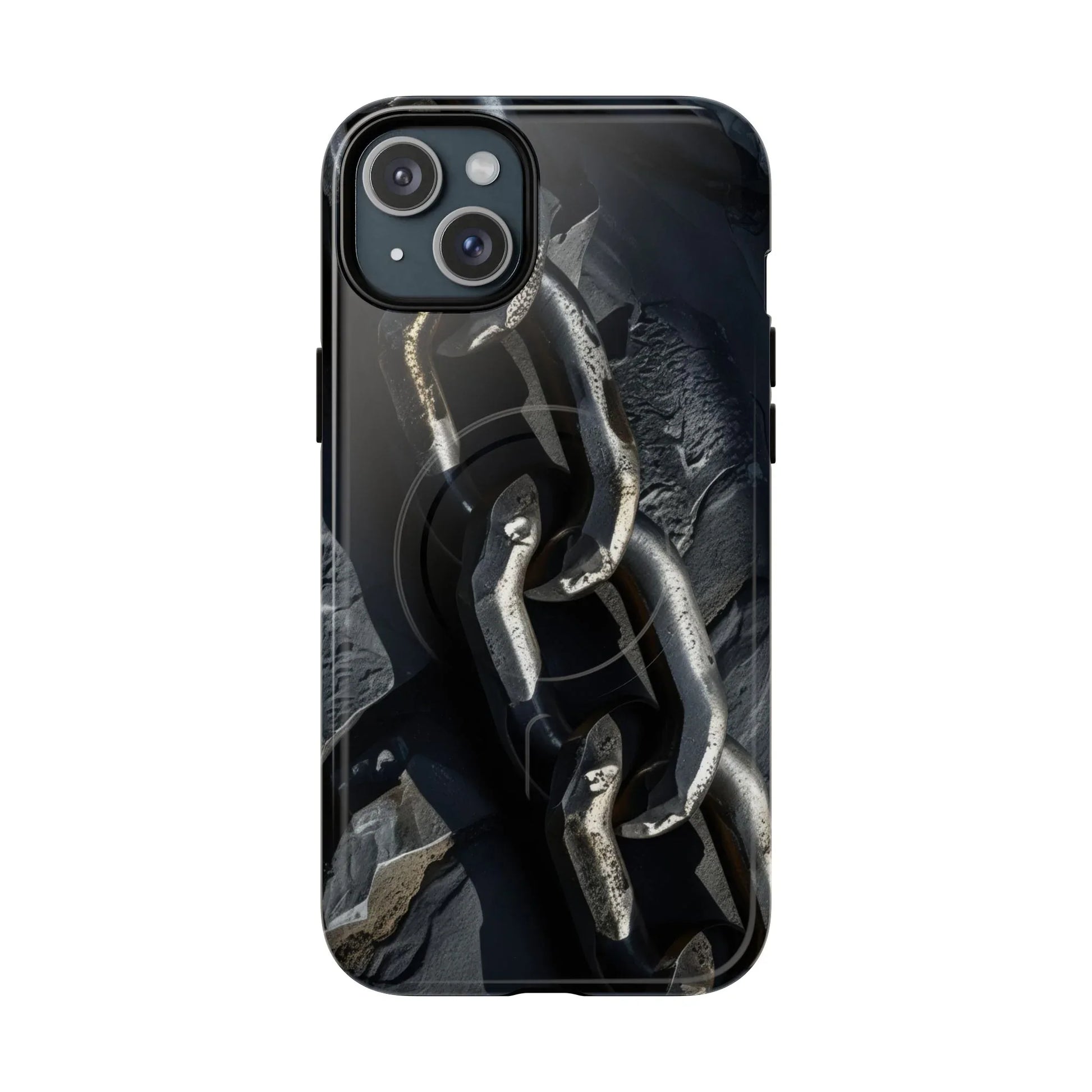 “Iron Chain” Tough Magnetic Phone Case for iPhone 13-17 - KARARMDESIGN
