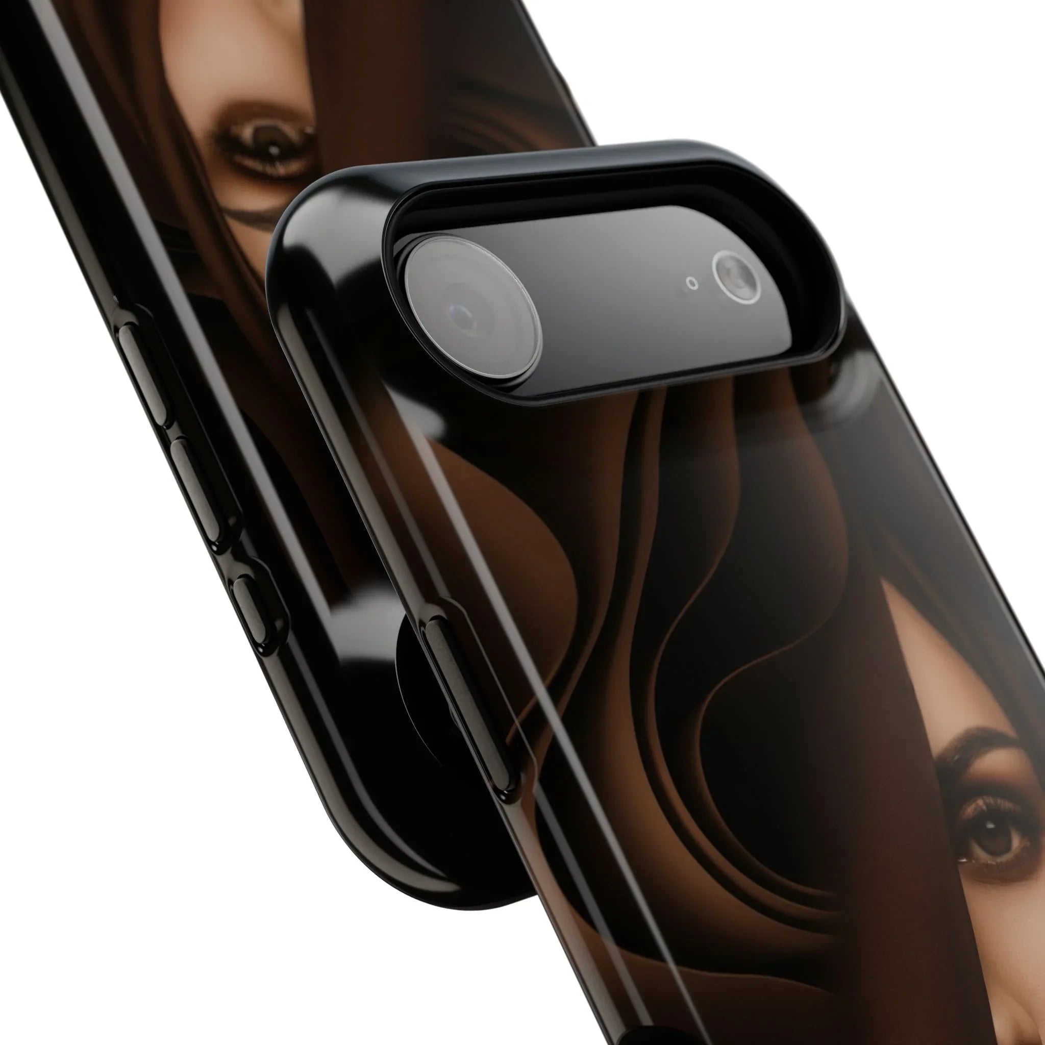 Mystery Woman Phone Case for iPhone 17, Air, Pro, Pro Max - KARARMDESIGN